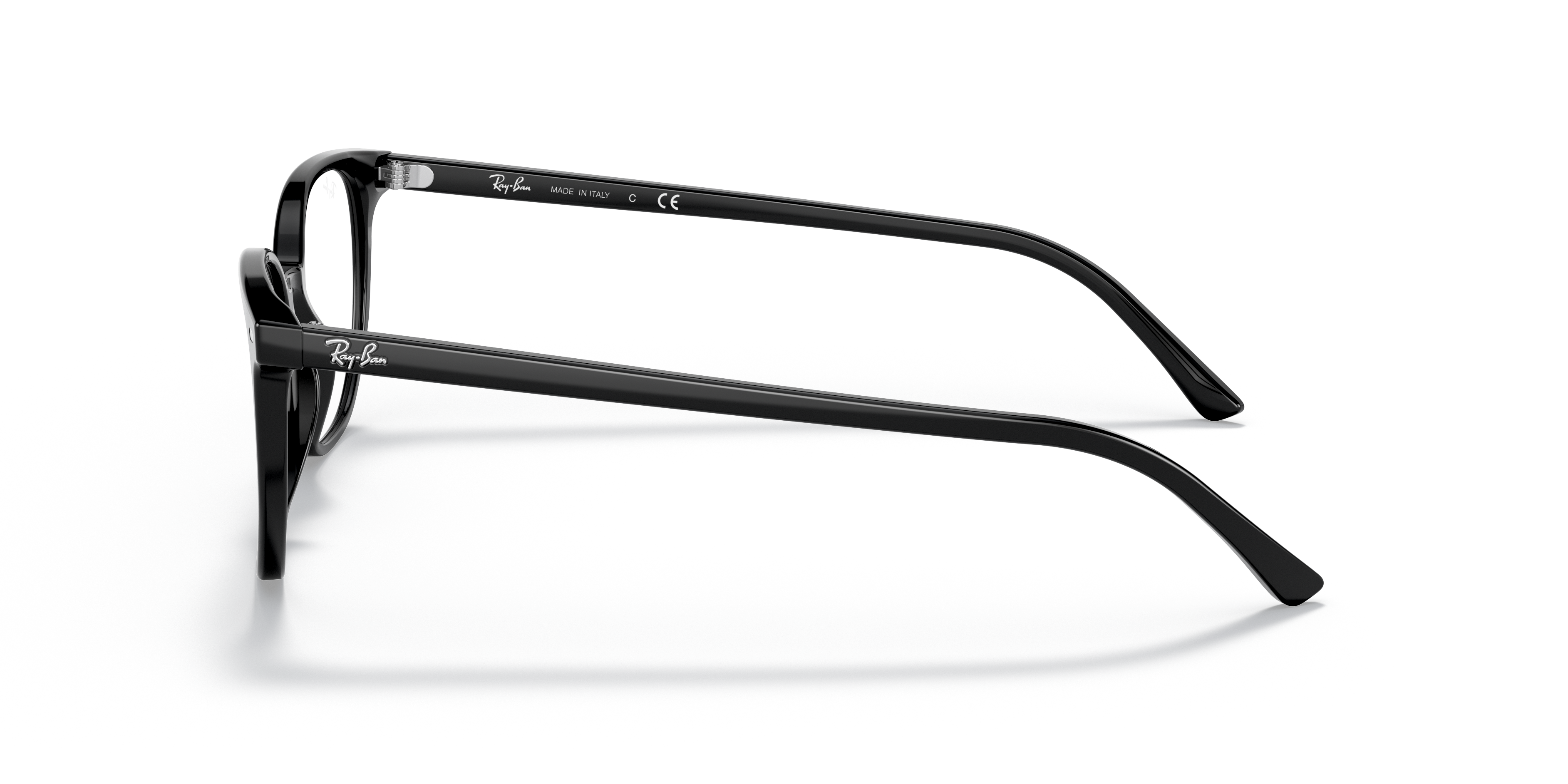 Ray-Ban Elliot RX5397 in Black, side view #Colour_Black