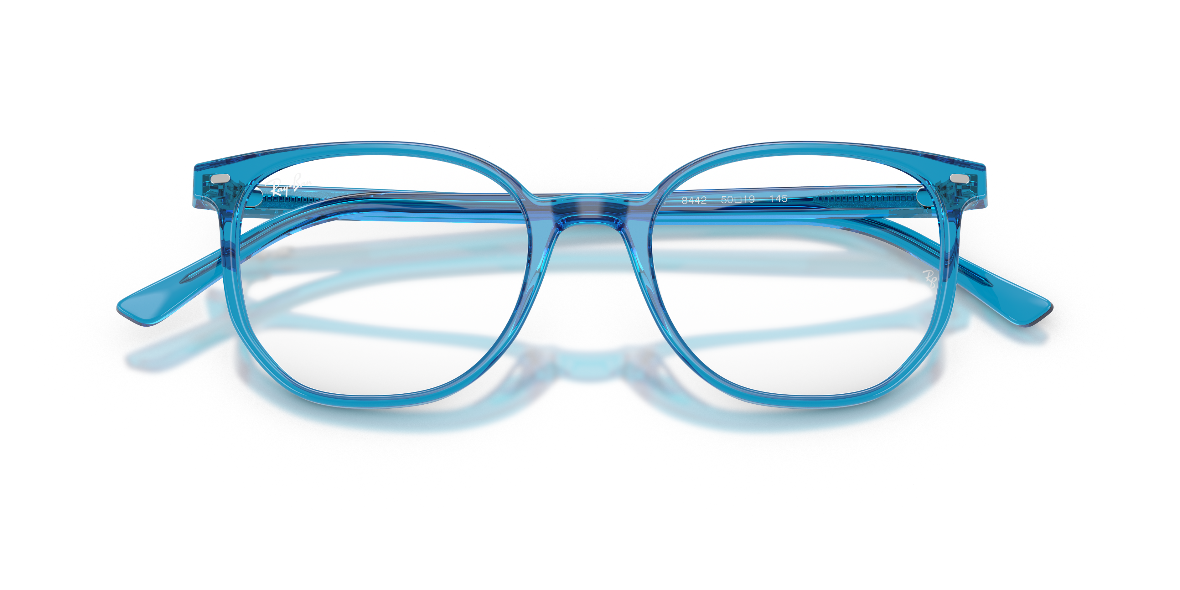 Ray-Ban Elliot RX5397 in Blue, front detail view #Colour_Blue