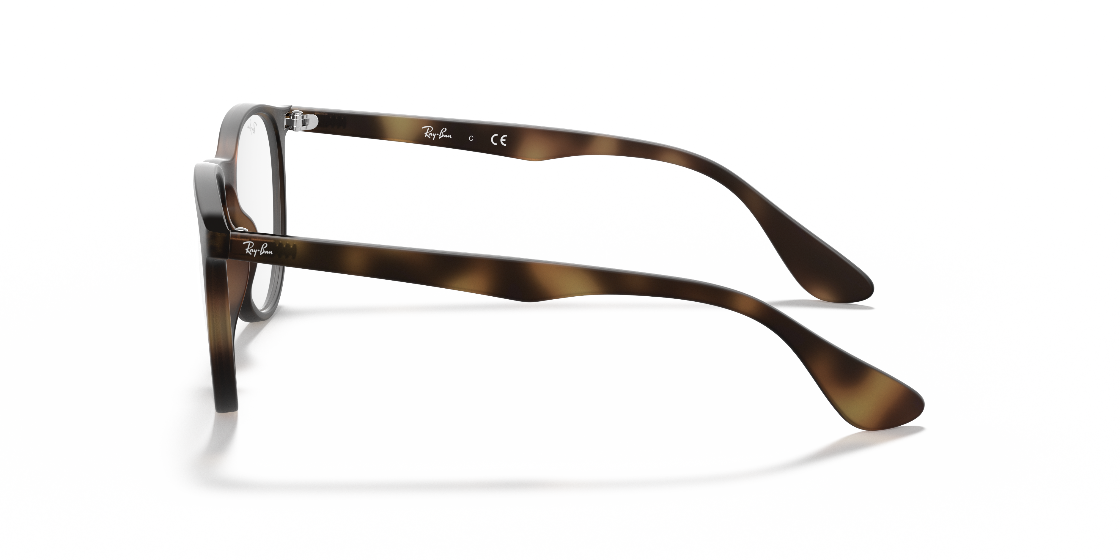 Ray-Ban Erika RX7046 in Havana, side view #Colour_Havana