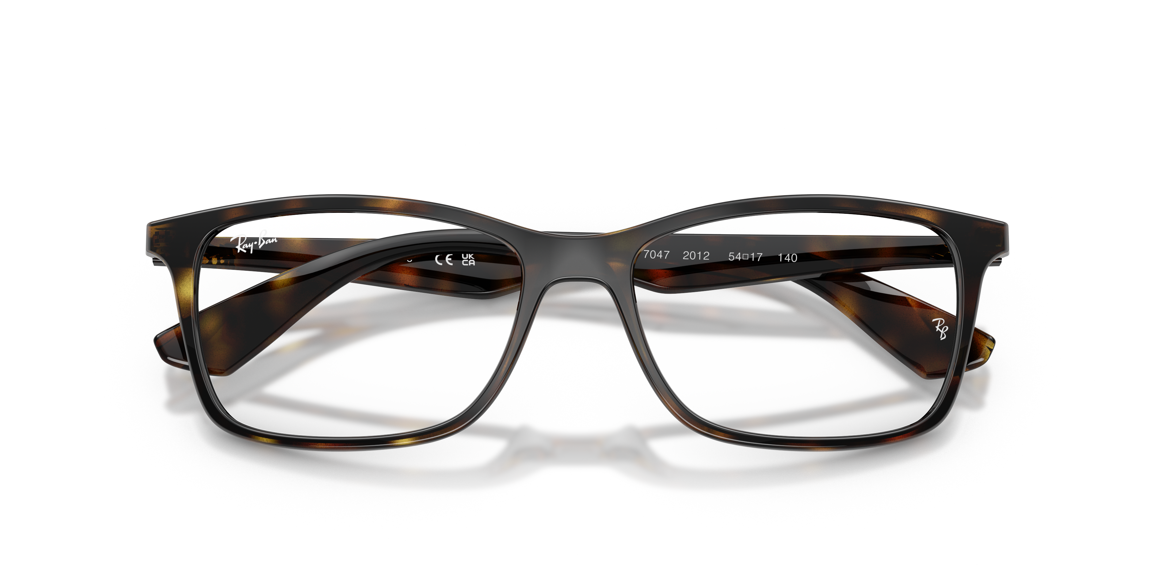 Ray-Ban RX7047 - Havana (2012), front detail view #Colour_Havana (2012)