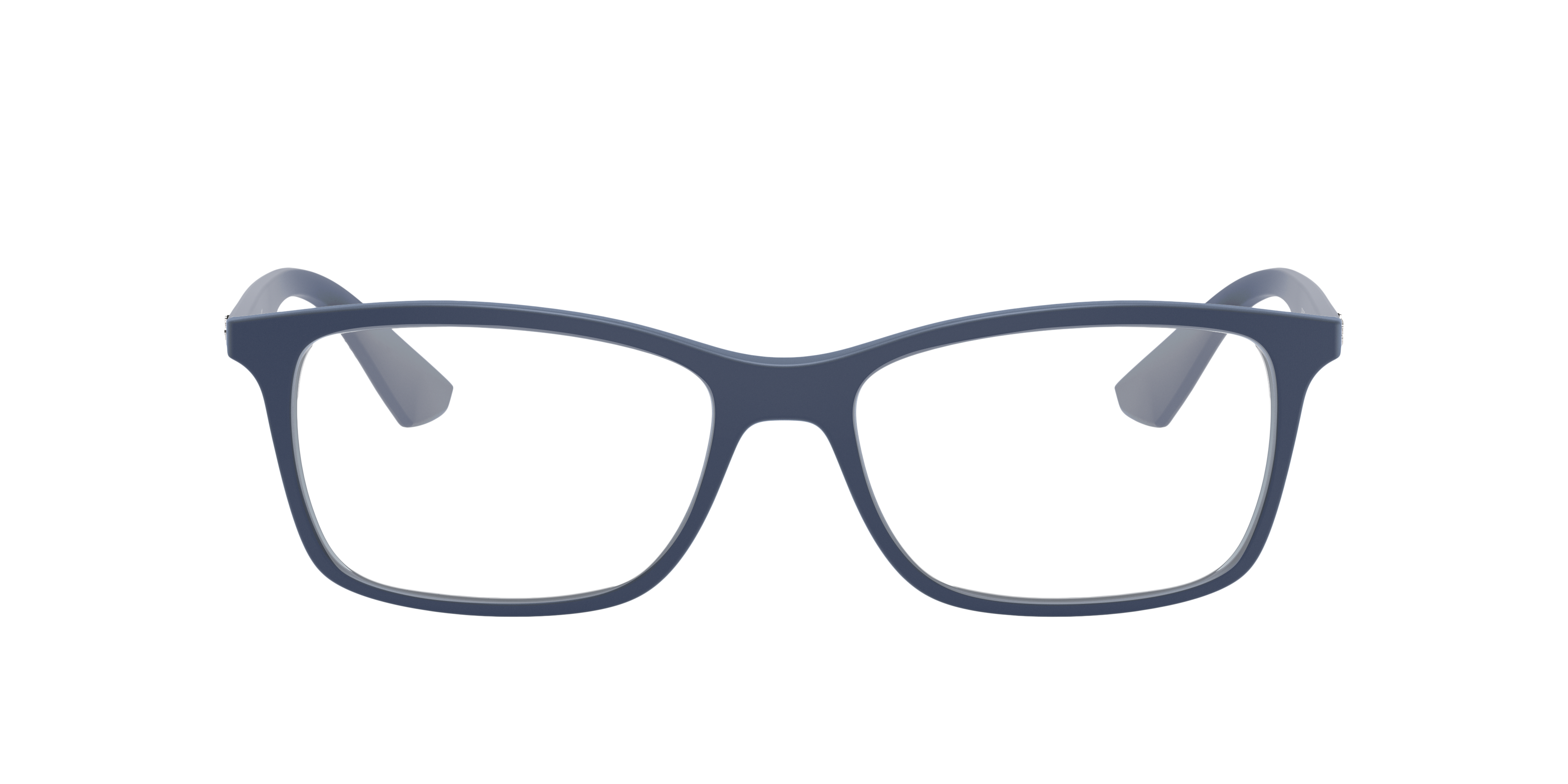 Ray-Ban RX7047 - Transparent Blue, front view #Colour_Transparent Blue
