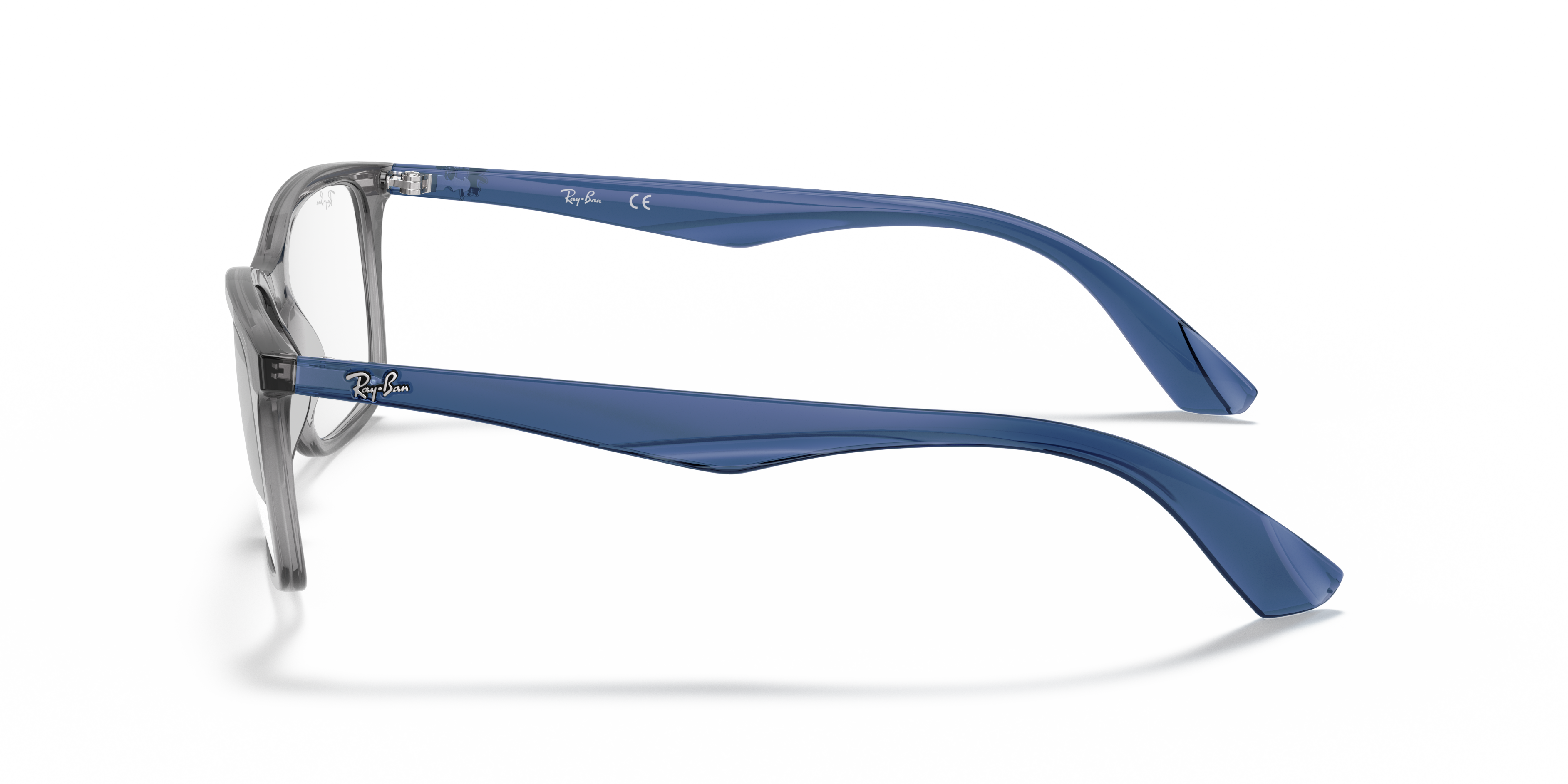 Ray-Ban RX7047 - Transparent Grey (5769), side view #Colour_Transparent Grey (5769)