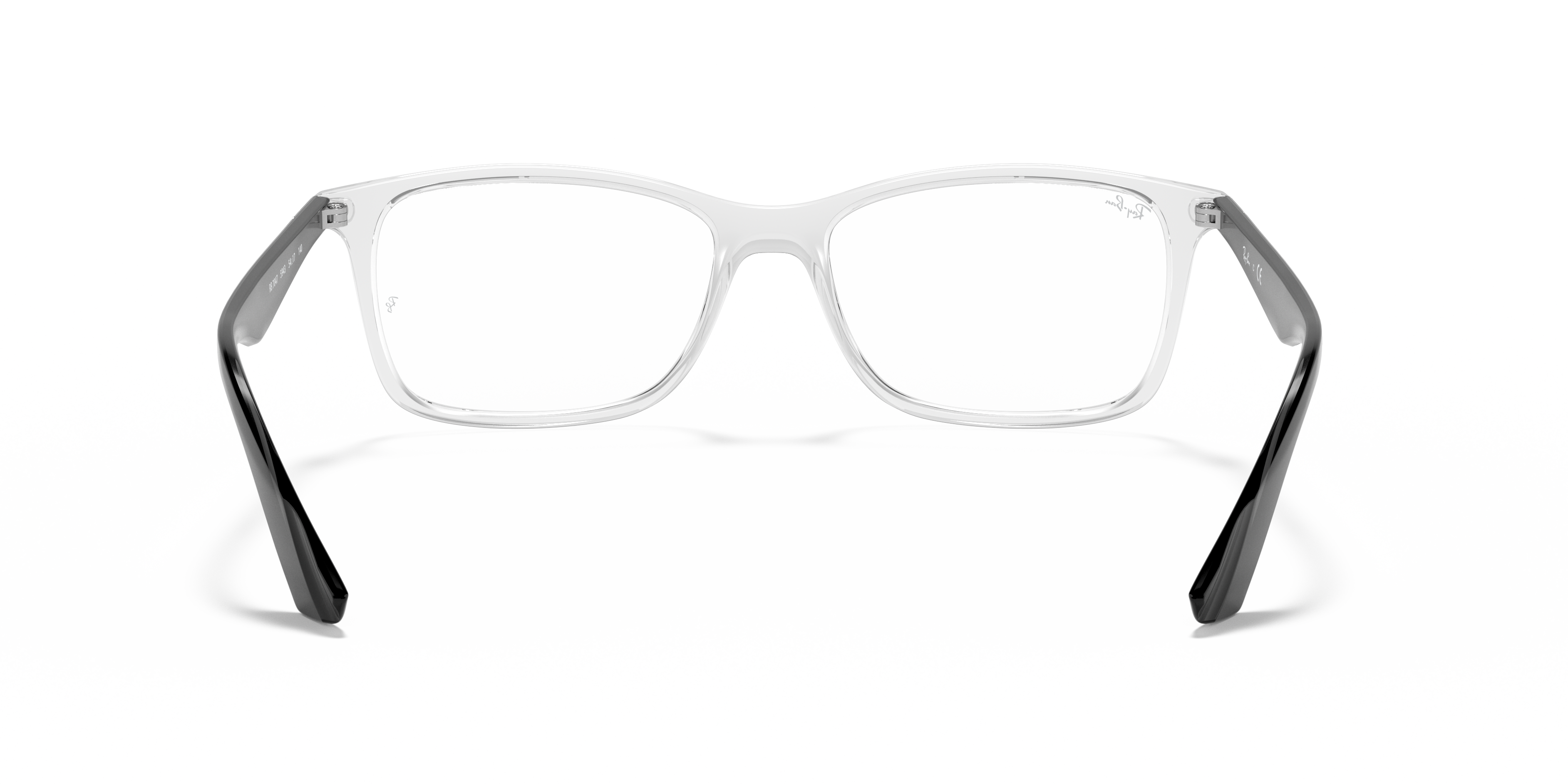 Ray-Ban RX7047 - Transparent (5943), back view #Colour_Transparent (5943)