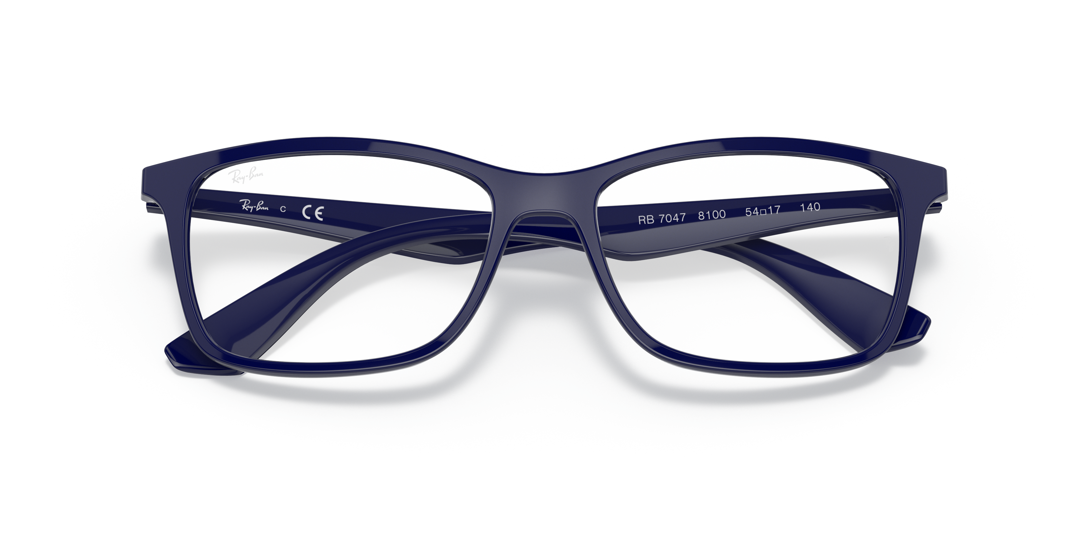 Ray-Ban RX7047 - Blue, front detail view #Colour_Blue