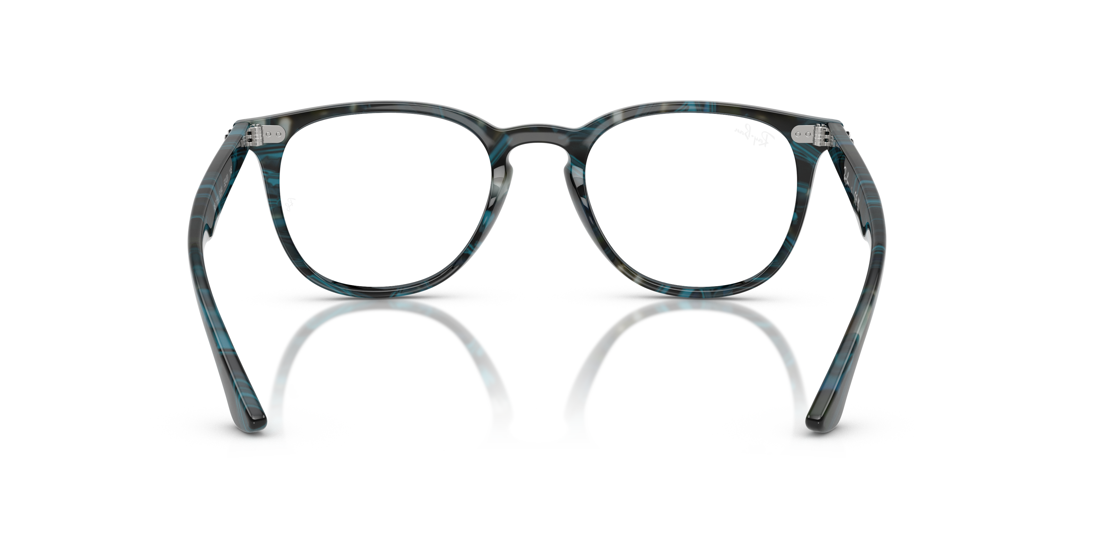 Ray-Ban RX7159 - Transparent Fantasy Blue & Grey, back view #Colour_Transparent Fantasy Blue & Grey