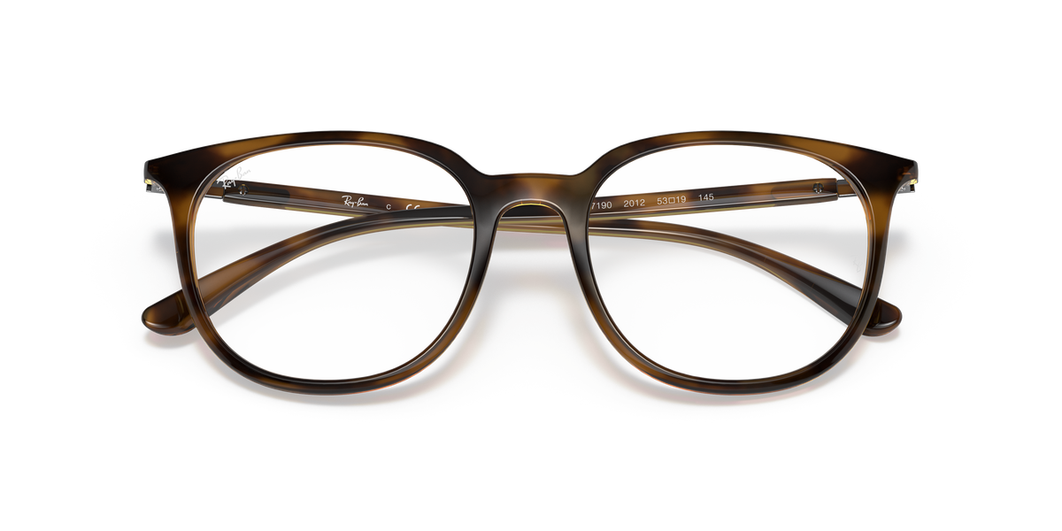 Ray-Ban RB7190 in Havana, front detail view #Colour_Havana (2012)