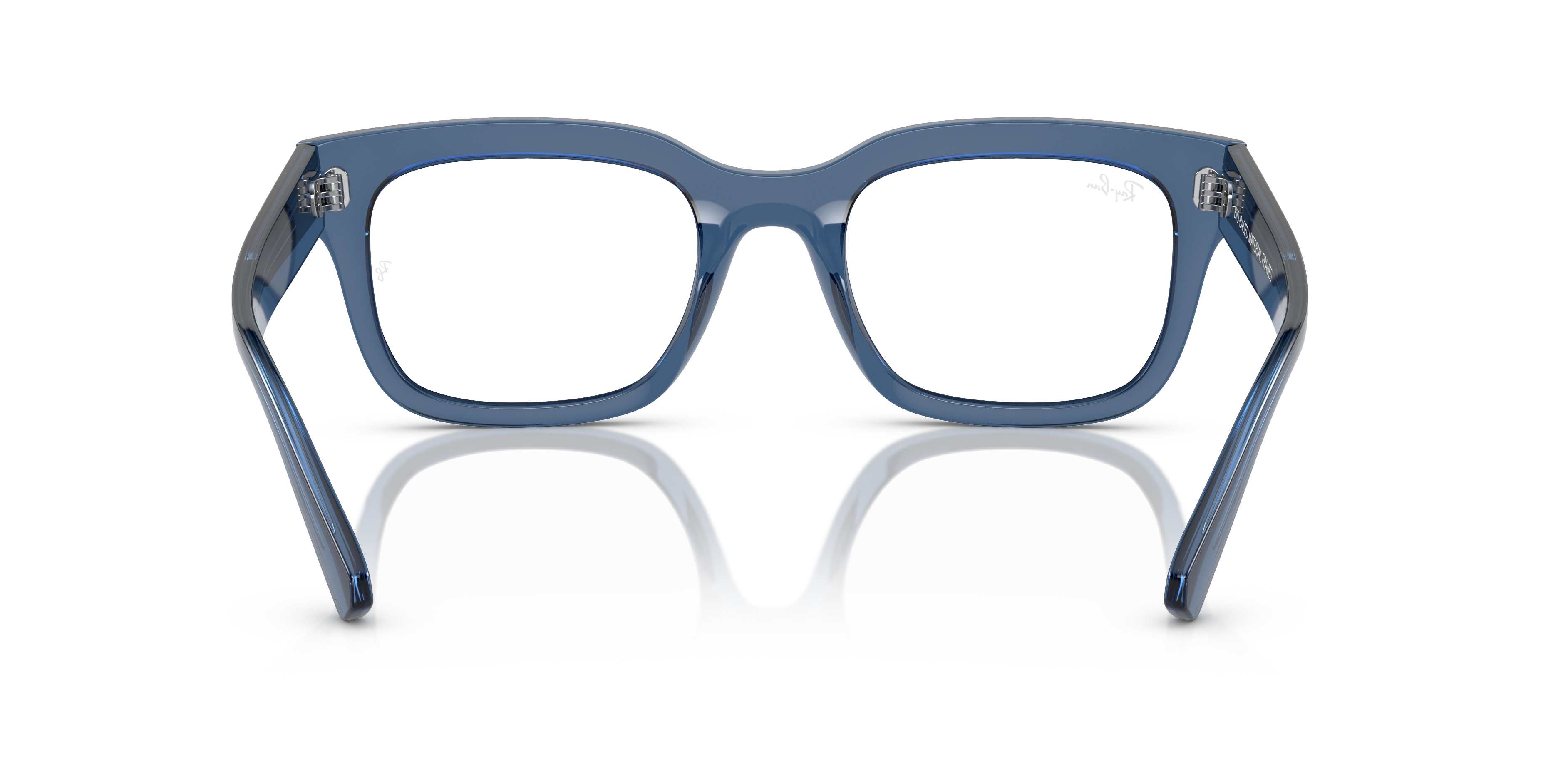 Ray-Ban Chad RX7217 - Transparent Dark Blue, back view #Colour_Transparent Dark Blue