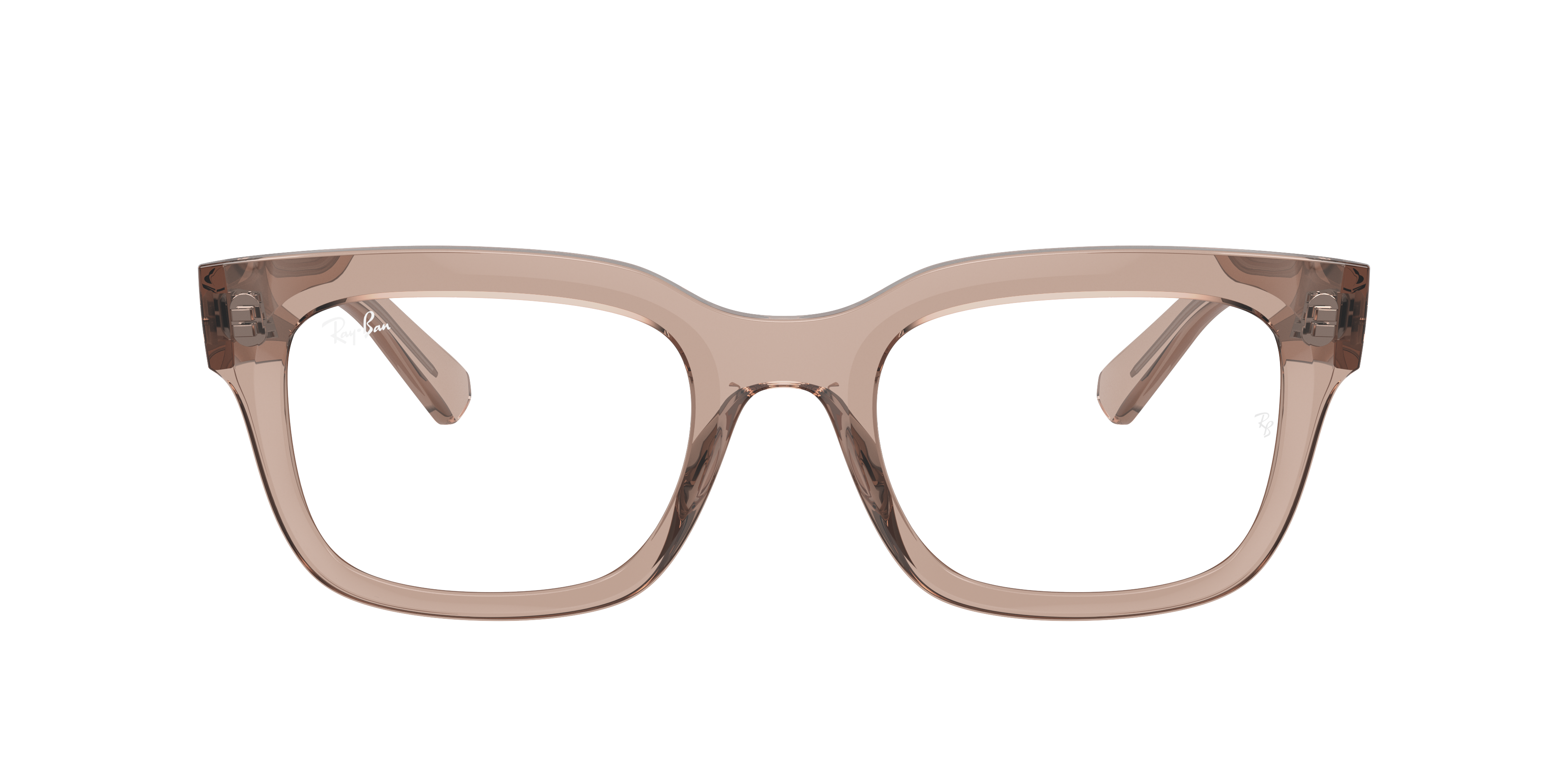 Ray-Ban Chad RX7217 - Transparent Light Brown, front view #Colour_Transparent Light Brown