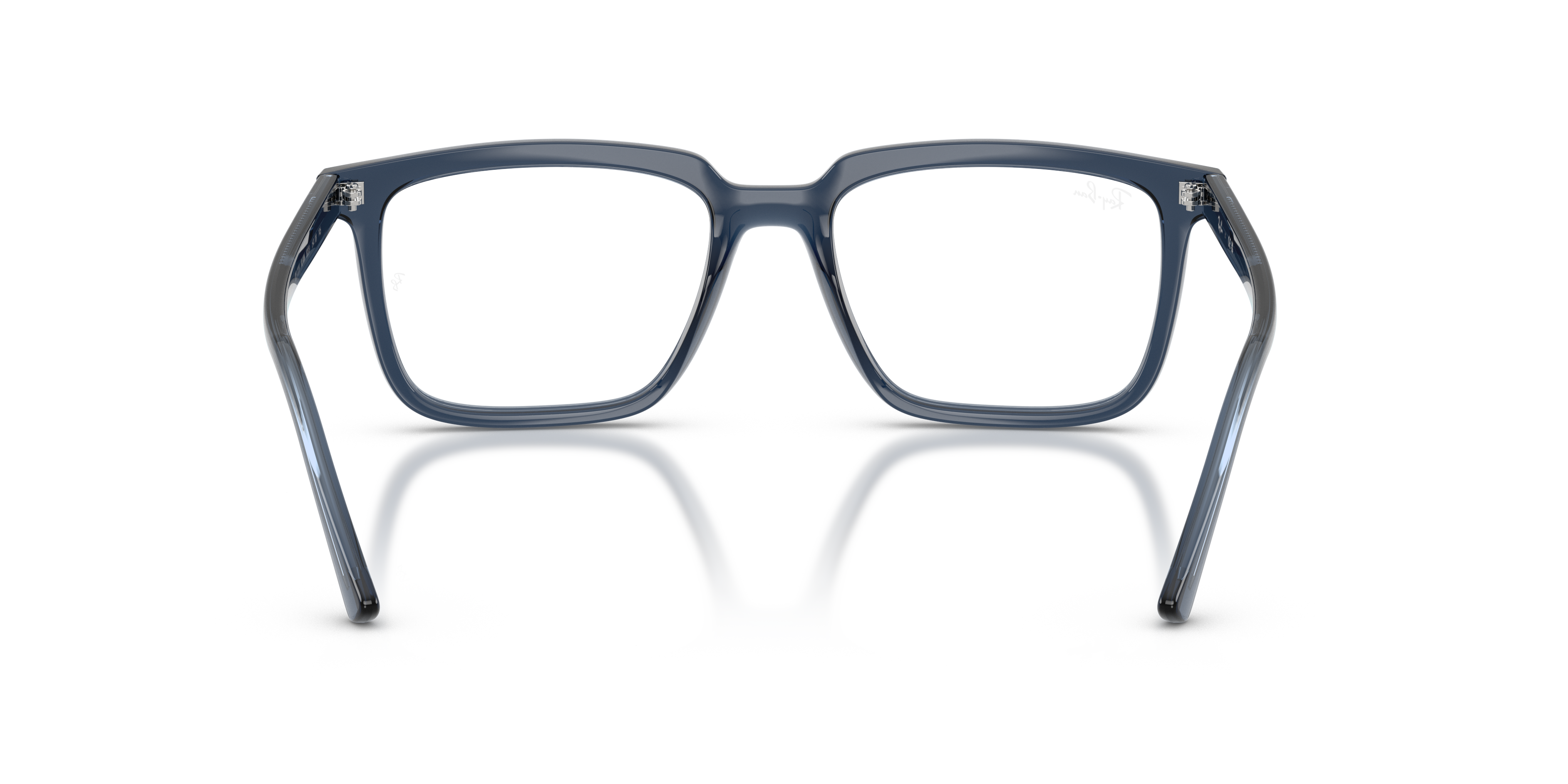 Ray-Ban Alain RX7239 - Transparent Blue, back view #Colour_Transparent Blue