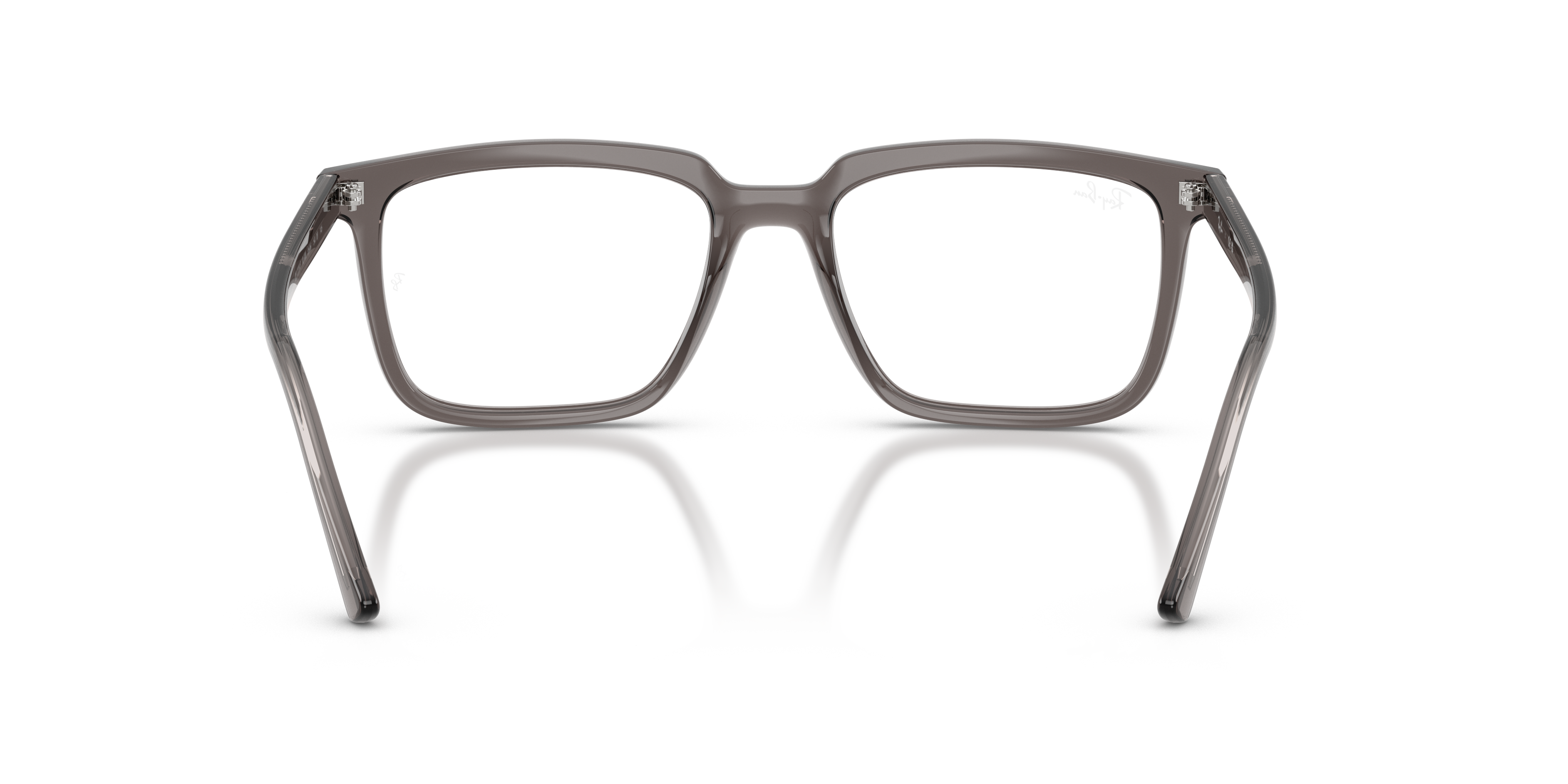 Ray-Ban Alain RX7239 - Transparent Grey, back view #Colour_Transparent Grey