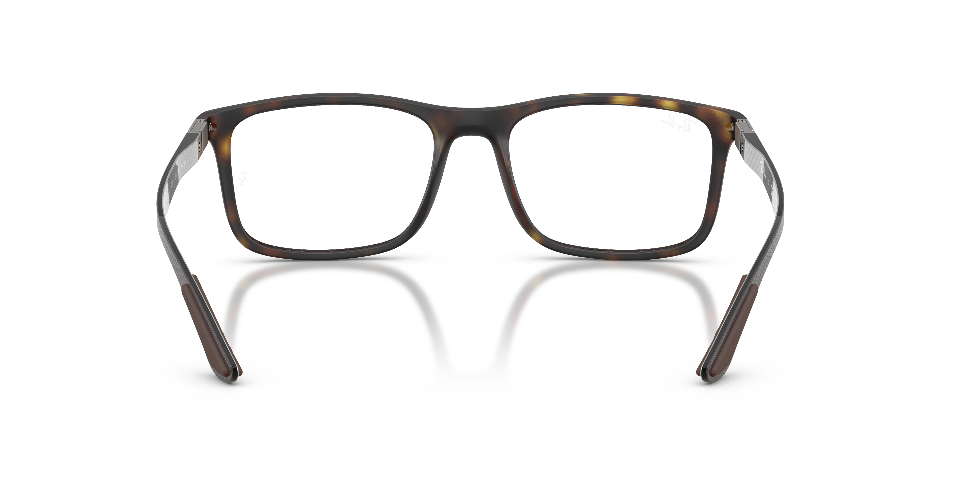 Ray-Ban RX8908 - Matte Havana, back view #Colour_Matte Havana