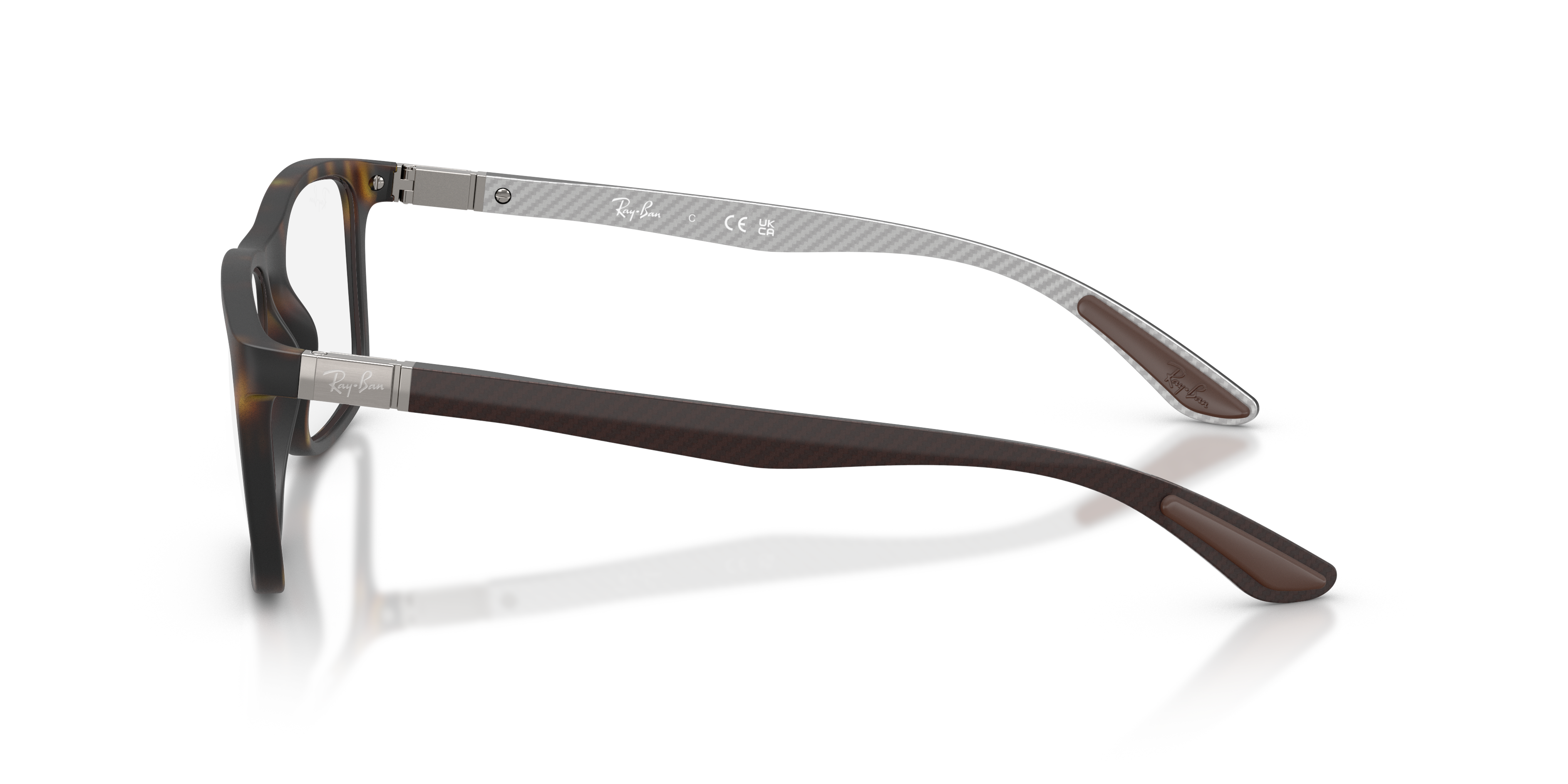Ray-Ban RX8908 - Matte Havana, side view #Colour_Matte Havana