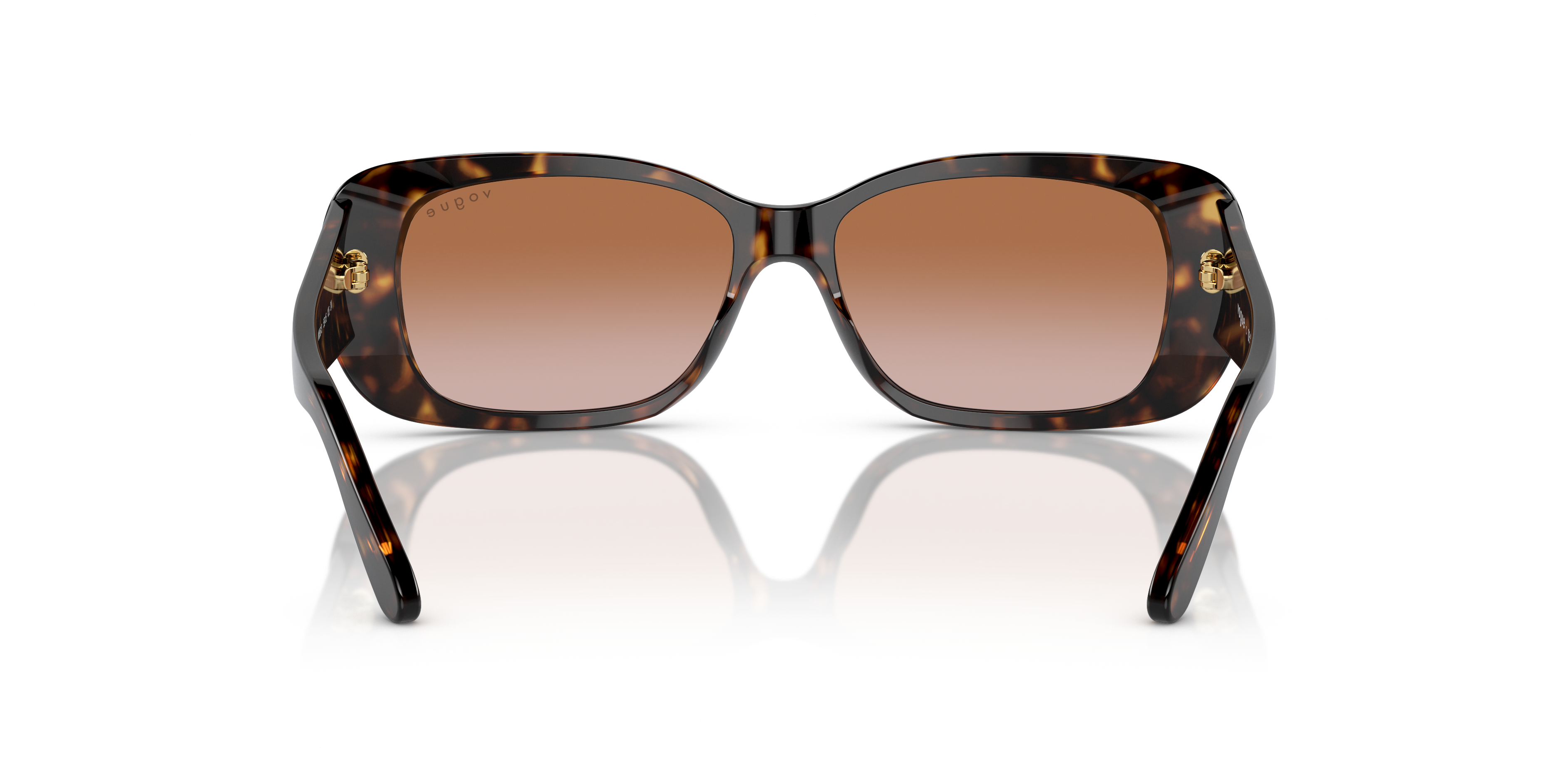 Vogue Eyewear VO2606S in Dark Havana, back view #Colour_Dark Havana