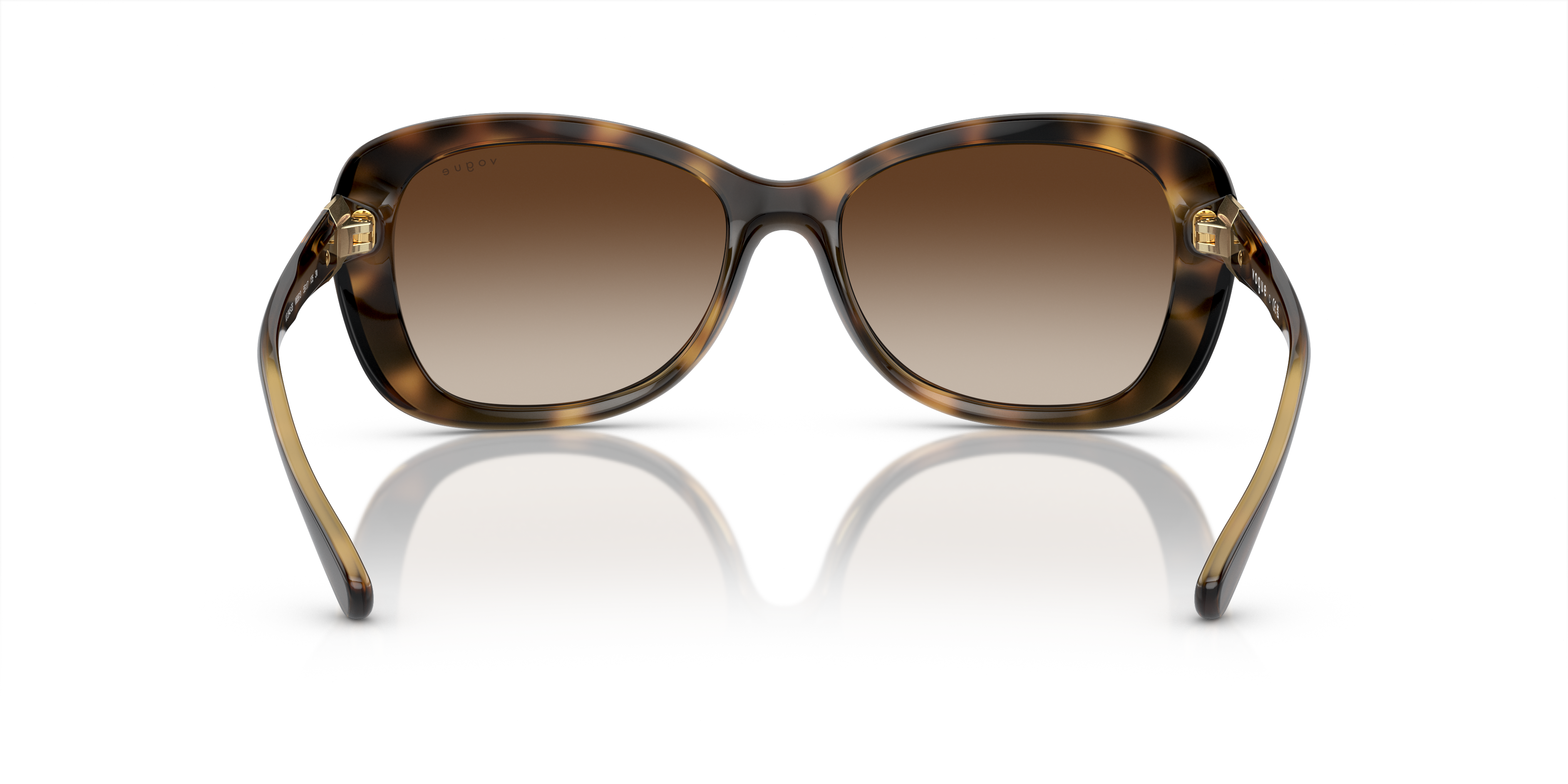 Vogue Eyewear VO2943SB in Dark Havana (W65613), back view #Colour_Dark Havana (W65613)