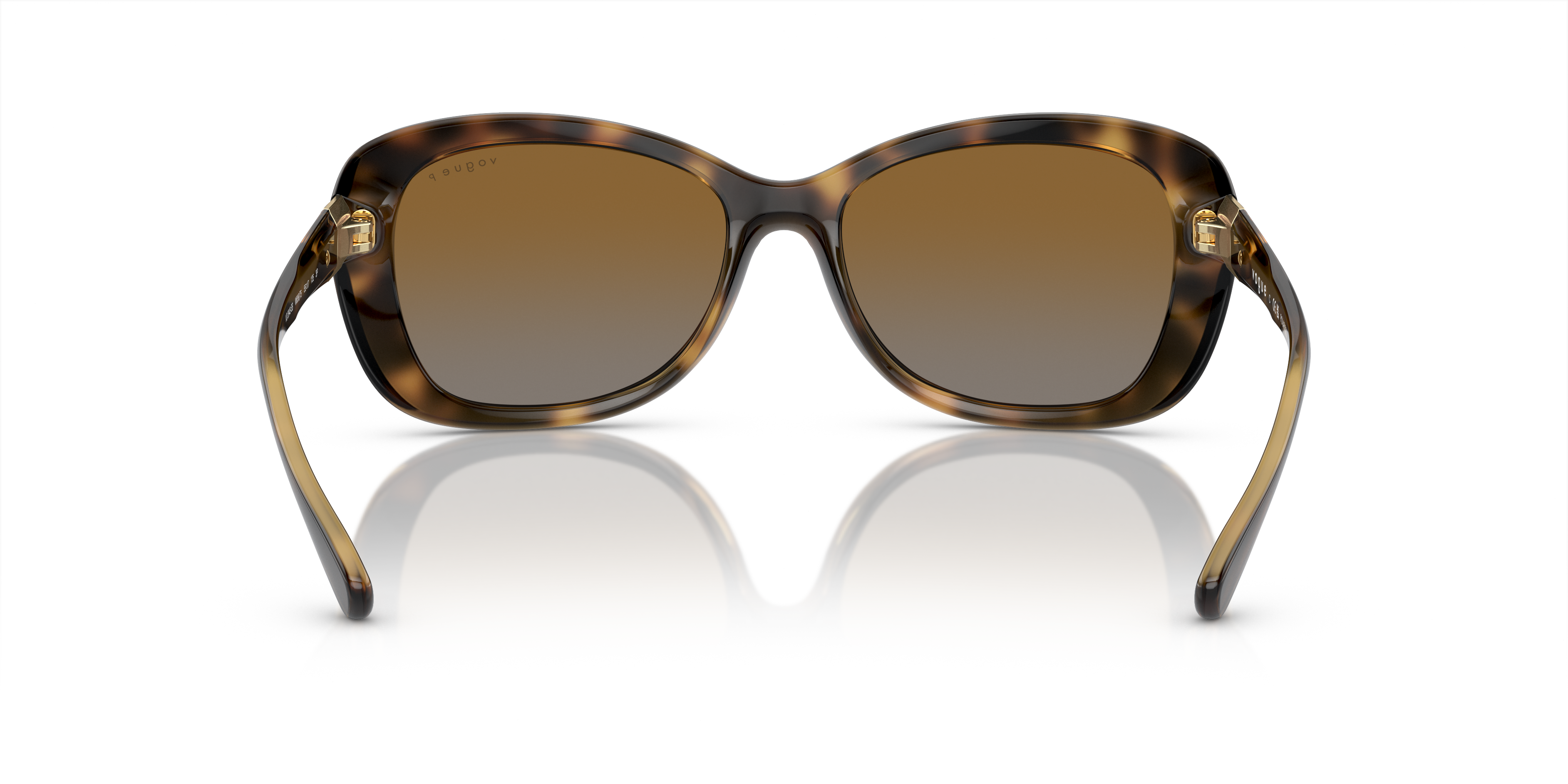 Vogue Eyewear VO2943SB in Dark Havana (W656T5), back view #Colour_Dark Havana (W656T5)