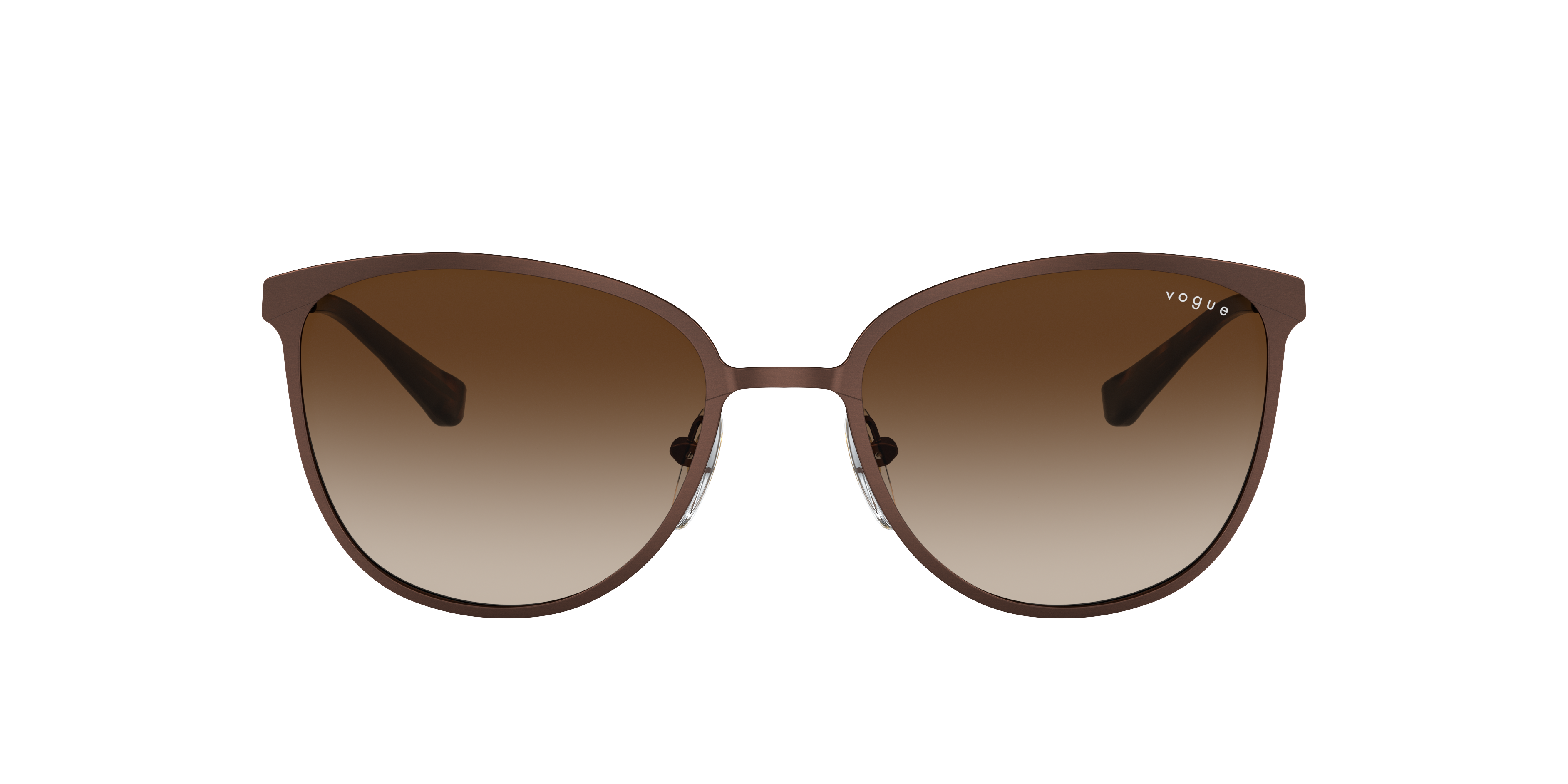 Vogue Eyewear VO4002S in Matte Brown, front view #Colour_Matte Brown