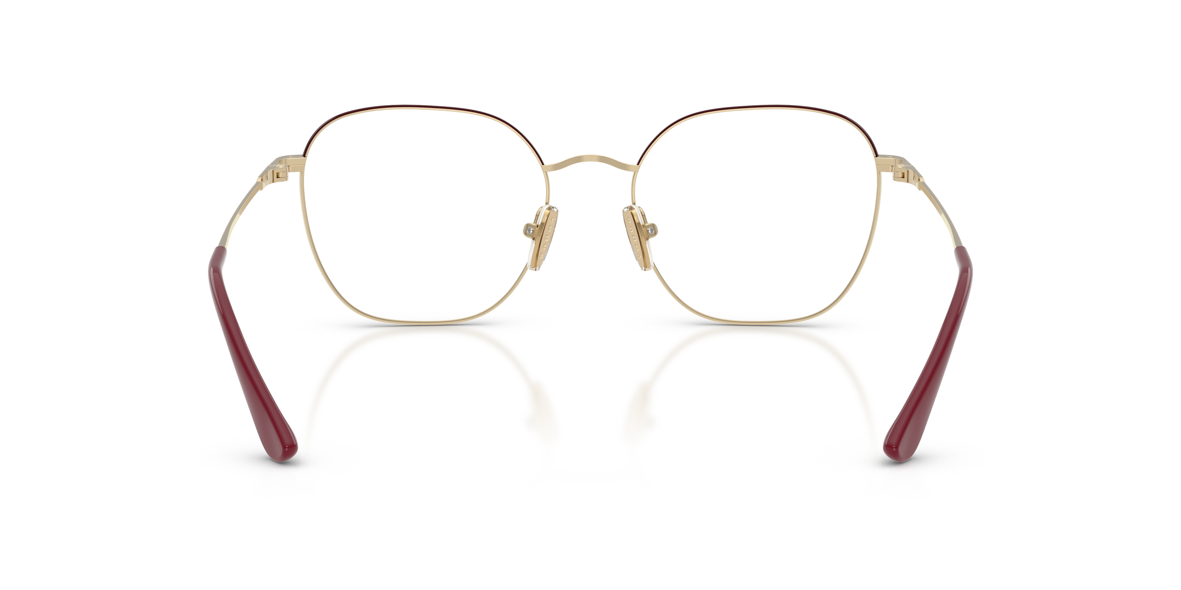 Vogue Eyewear VO4178 in Top Bordeaux/Pale Gold, back view #Colour_Top Bordeaux/Pale Gold