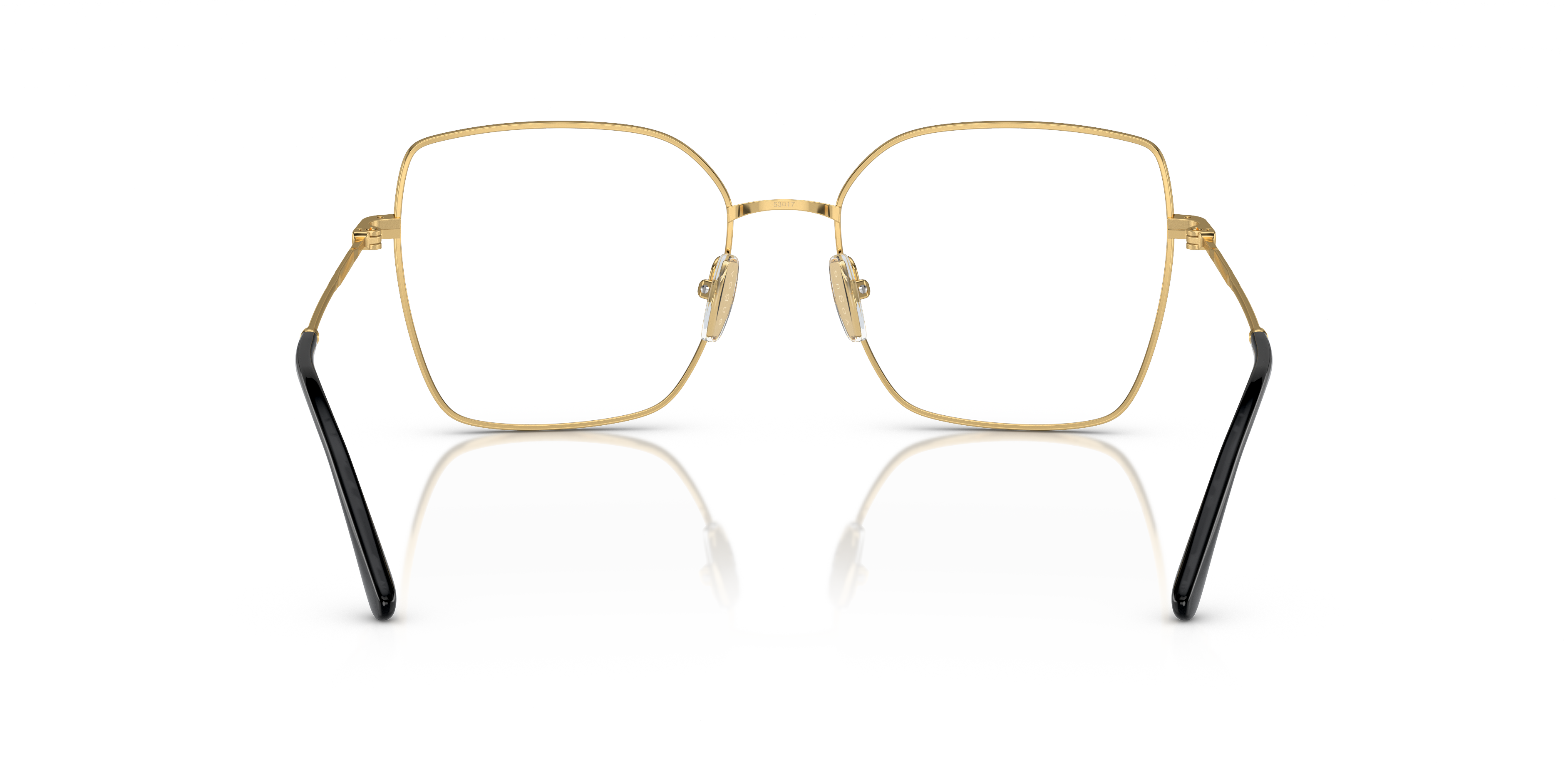 Vogue Eyewear VO4274 in Top Black/Gold, back view #Colour_Top Black/Gold