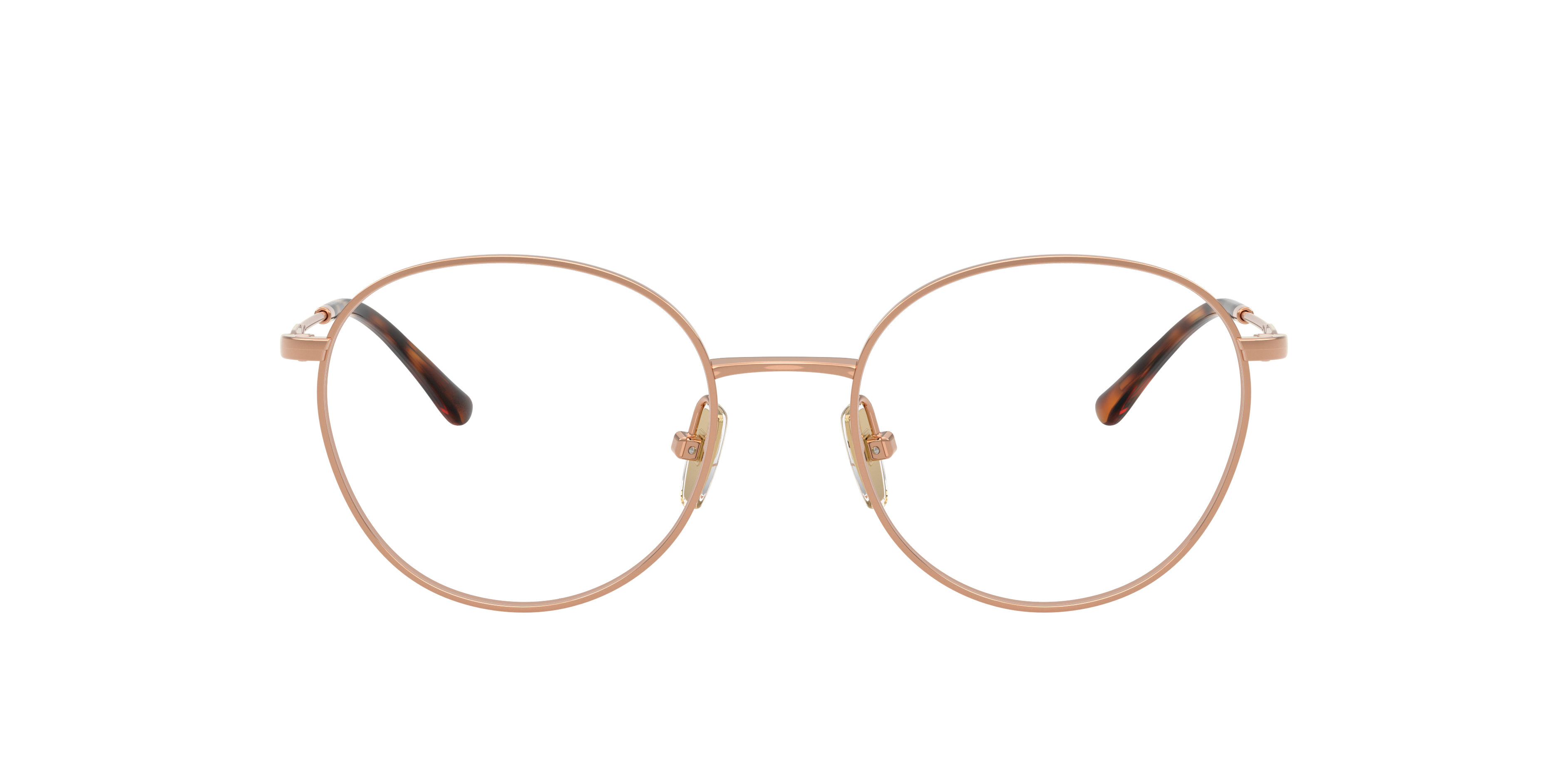Vogue Eyewear VO4280T in Rose Gold, front view #Colour_Rose Gold