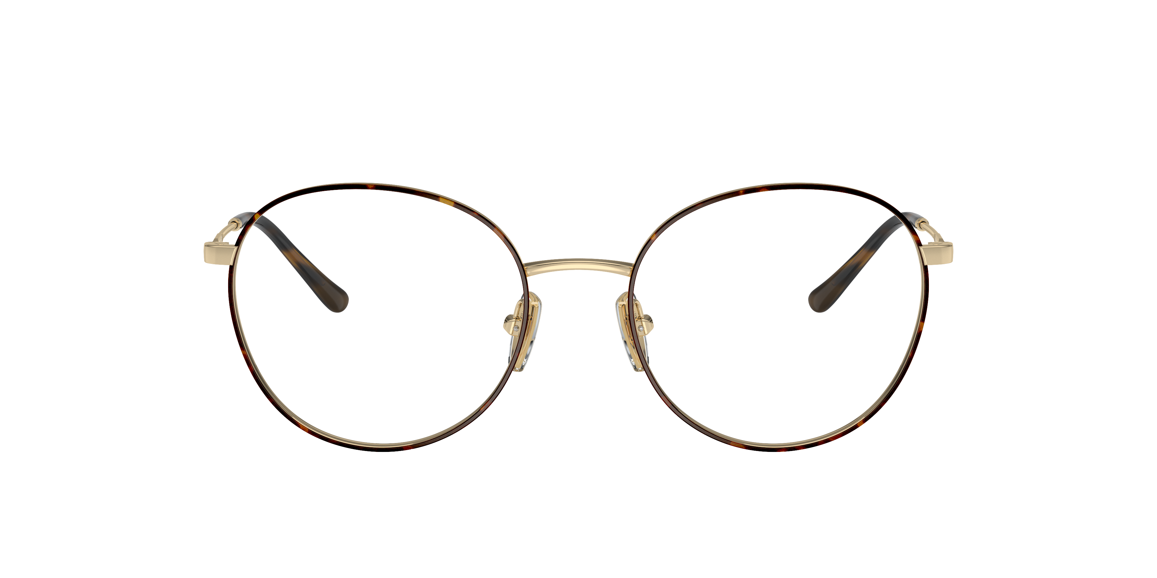Vogue Eyewear VO4280 in Top Havana/Pale Gold, front view #Colour_Top Havana/Pale Gold