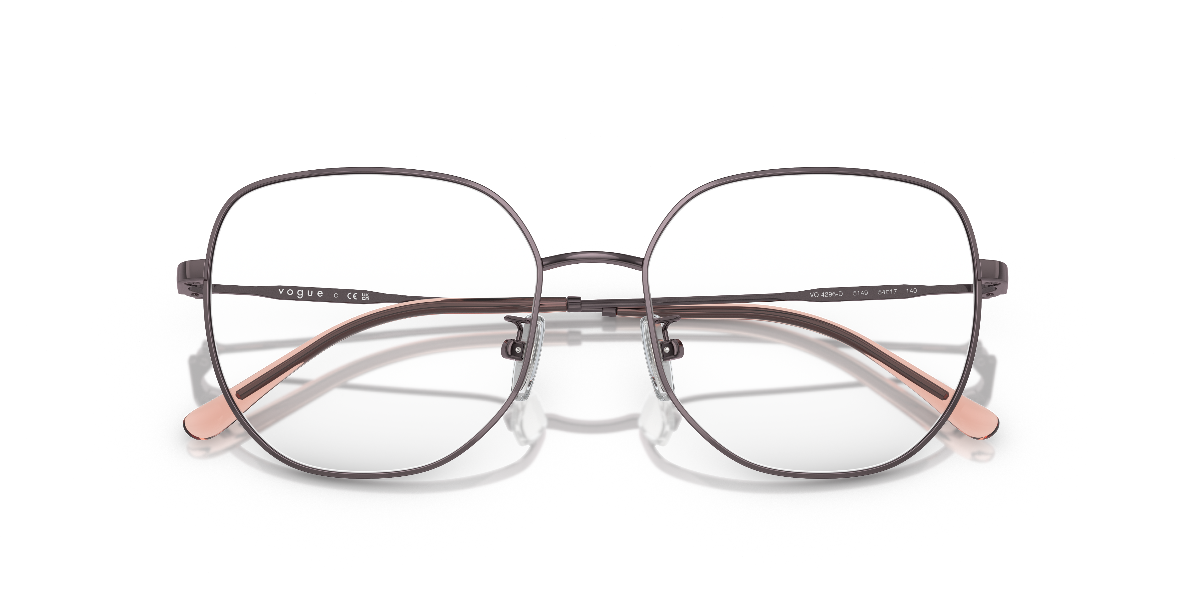 Vogue Eyewear VO4296D in Light Violet, front detail view #Colour_Light Violet