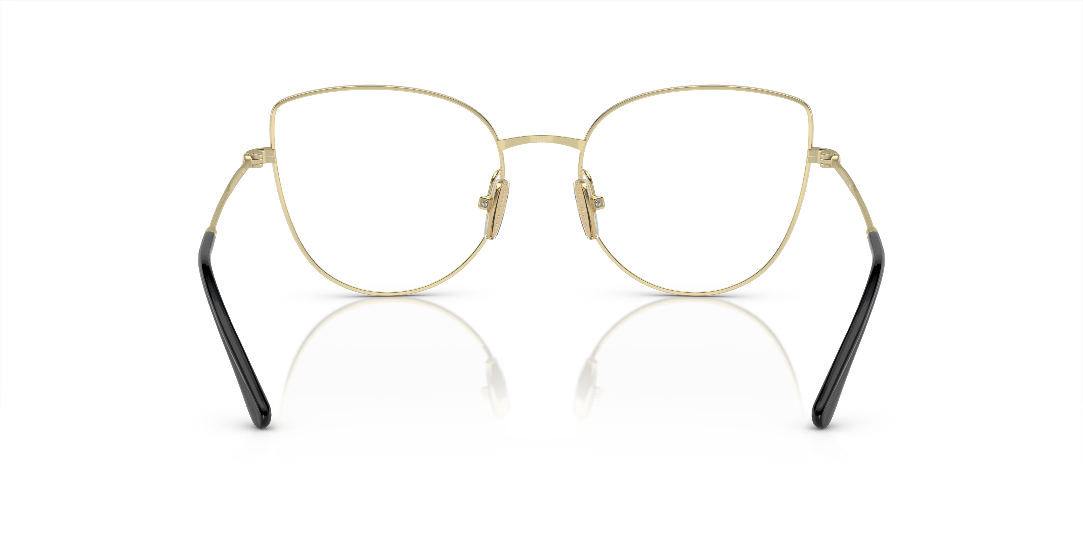 Vogue Eyewear VO4298T in Top Black/Light Gold, back view #Colour_Top Black/Light Gold