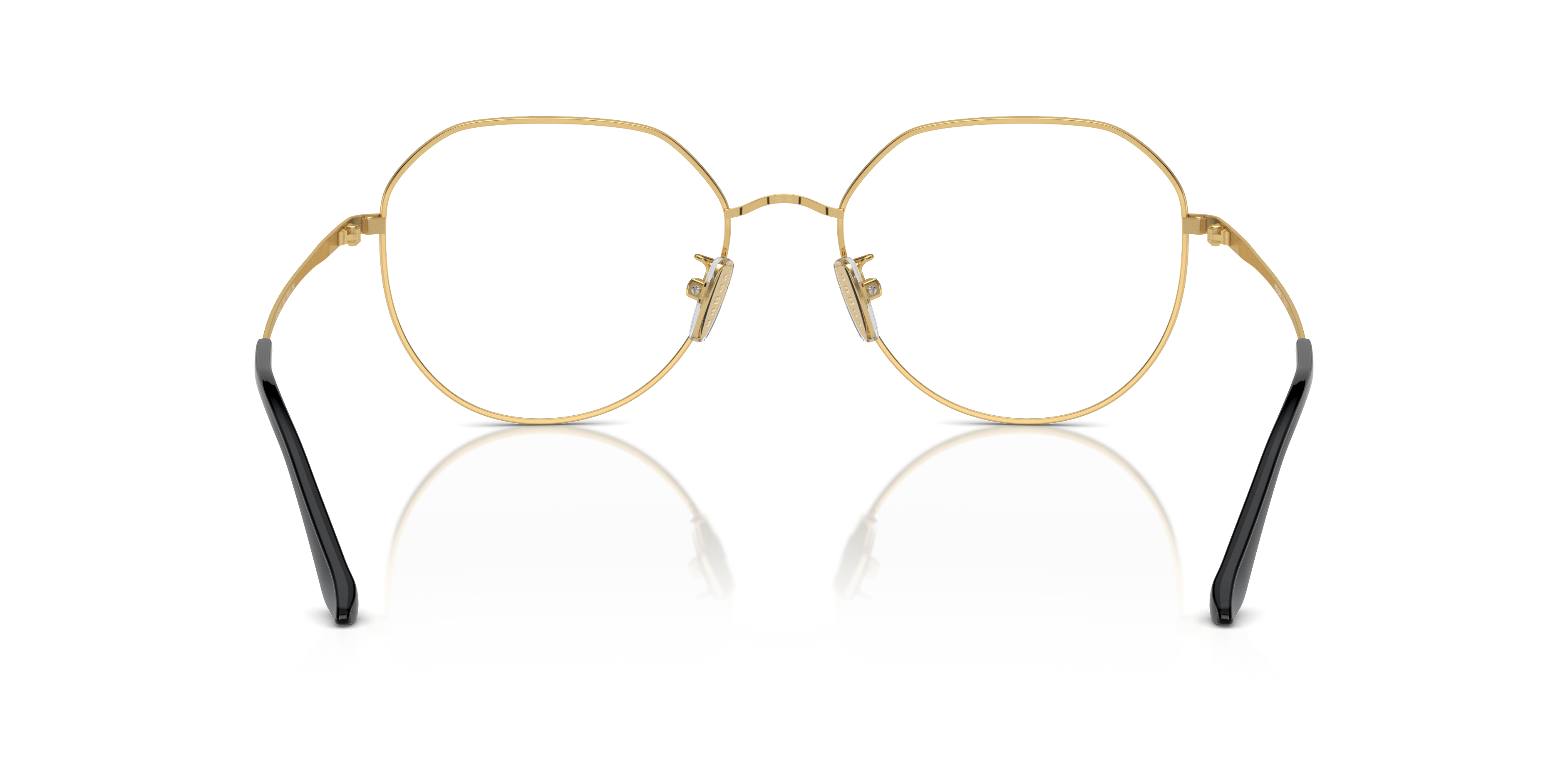Vogue Eyewear VO4301D in Top Black/Gold, back view #Colour_Top Black/Gold