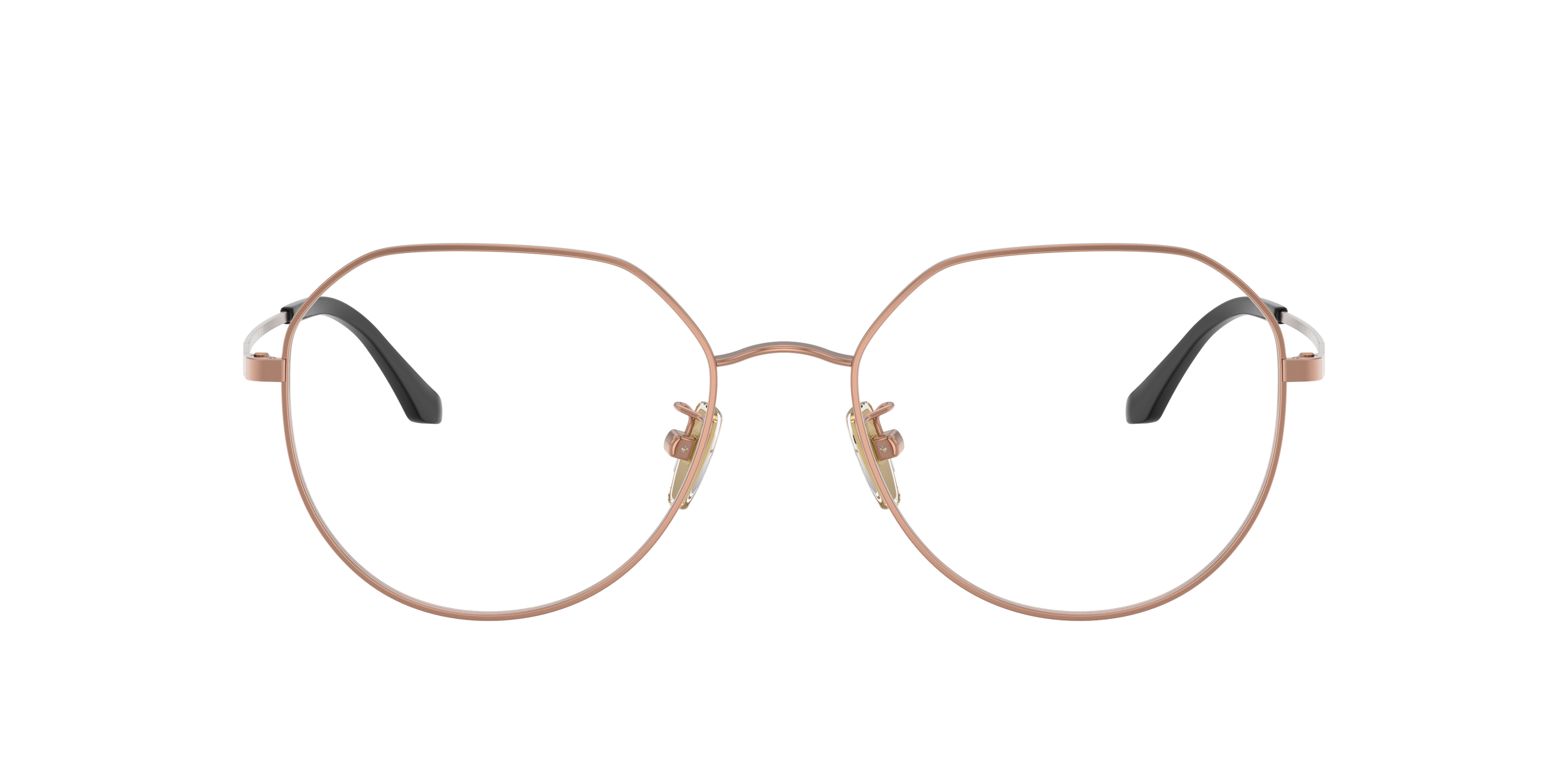 Vogue Eyewear VO4301D in Matte Rose Gold, front view #Colour_Matte Rose Gold