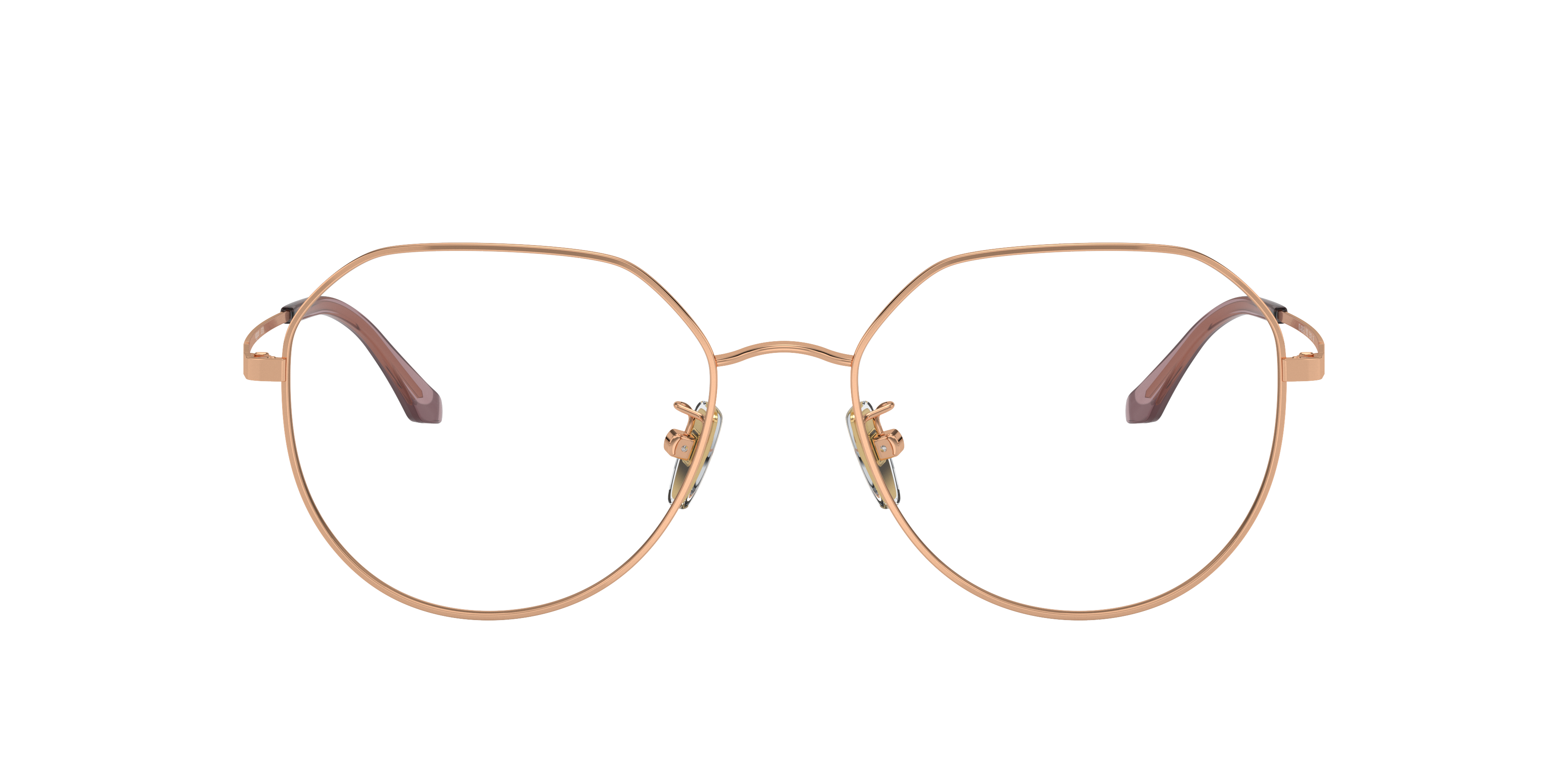 Vogue Eyewear VO4301D in Rose Gold, front view #Colour_Rose Gold