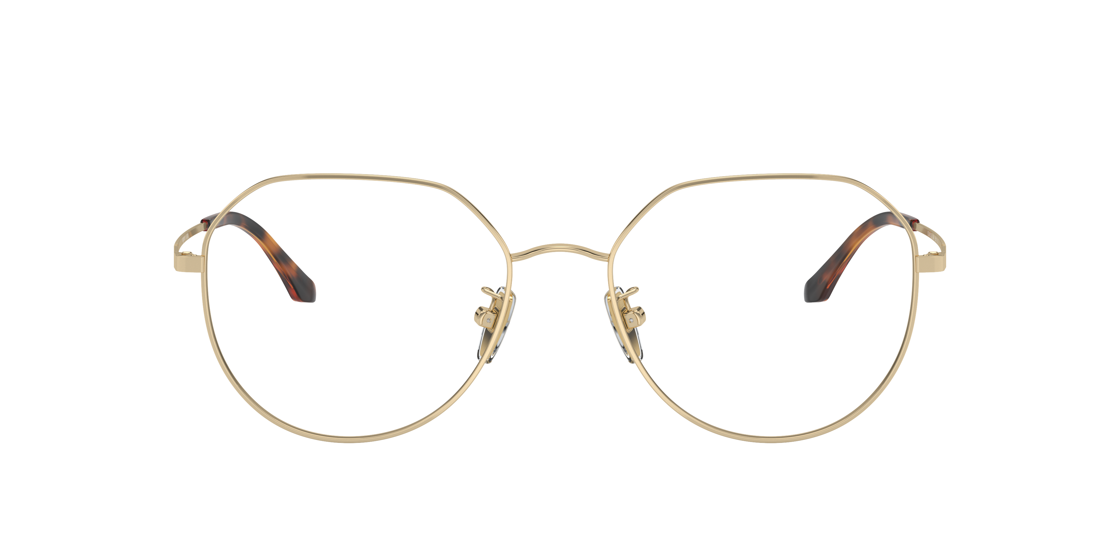 Vogue Eyewear VO4301D in Pale Gold, front view #Colour_Pale Gold