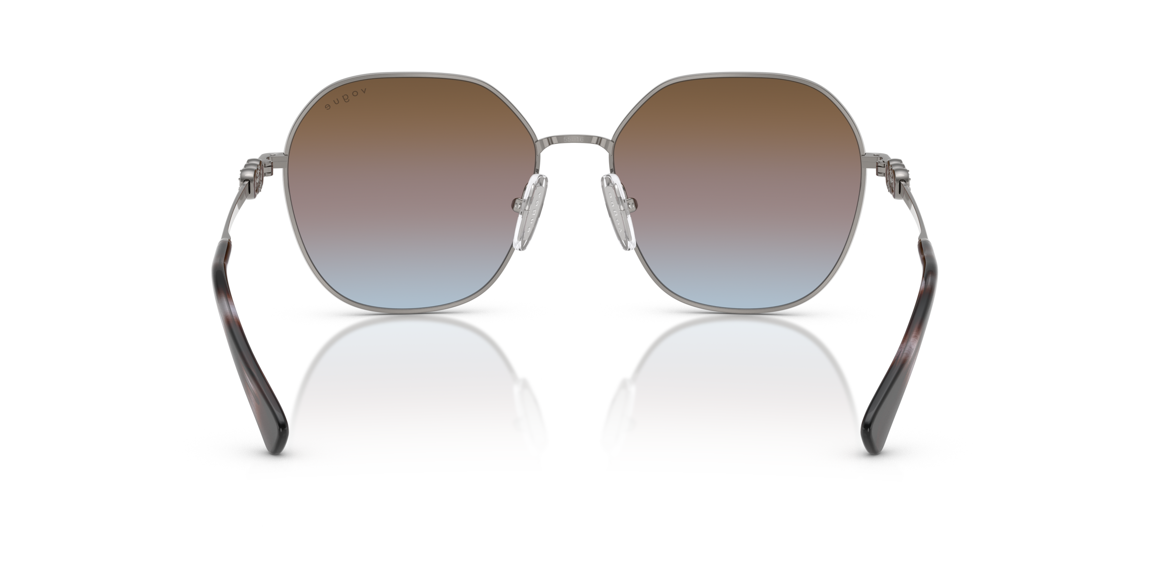 Vogue Eyewear VO4318SB in Gunmetal, back view #Colour_Gunmetal