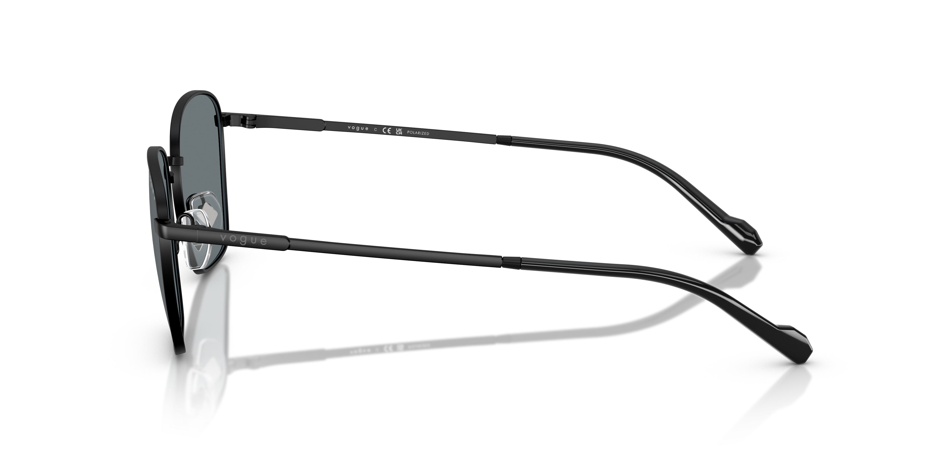 Vogue Eyewear VO4322S in Matte Black, side view #Colour_Matte Black