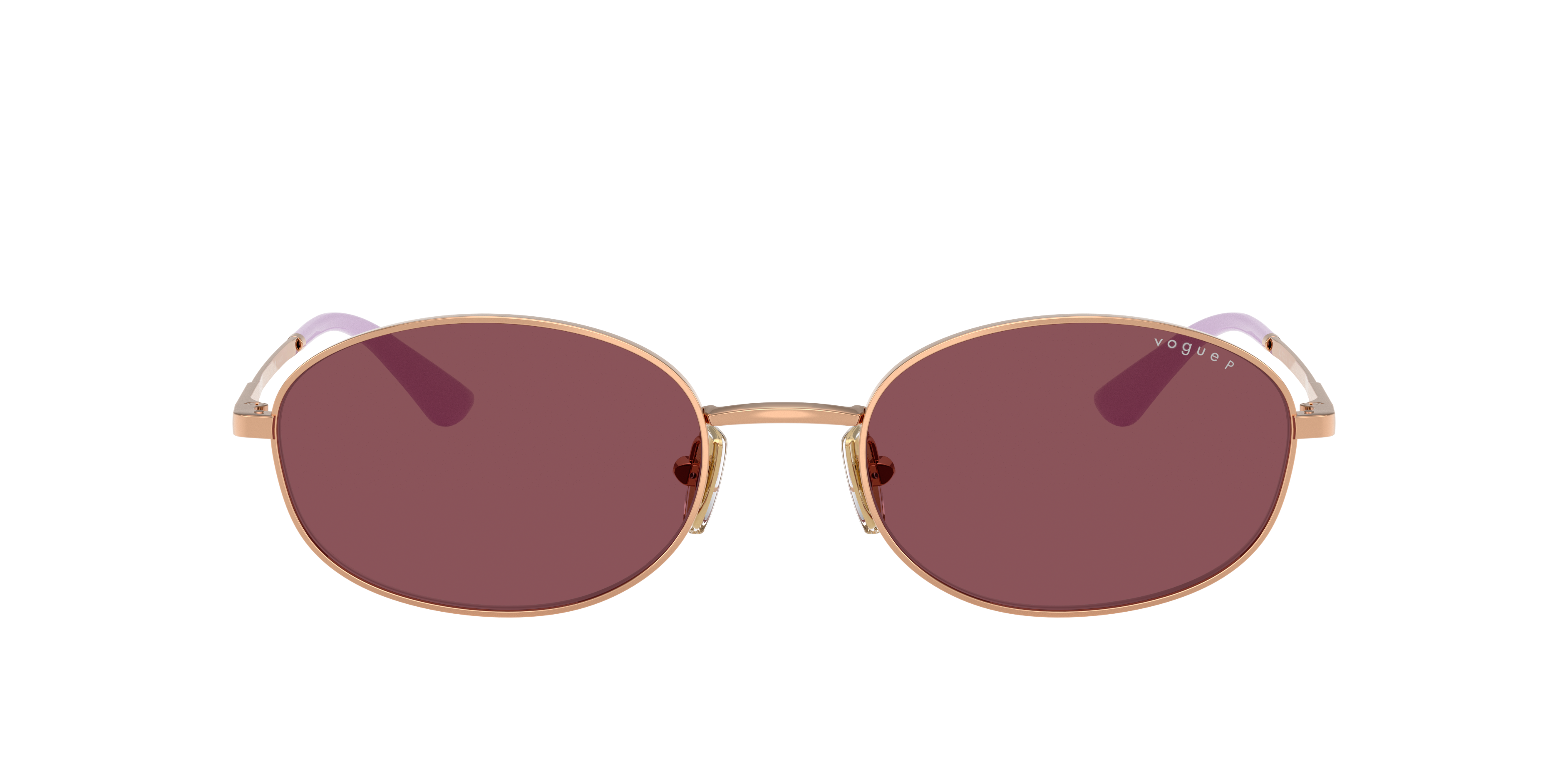 Vogue Eyewear VO4323S in Rose Gold, front view #Colour_Rose Gold