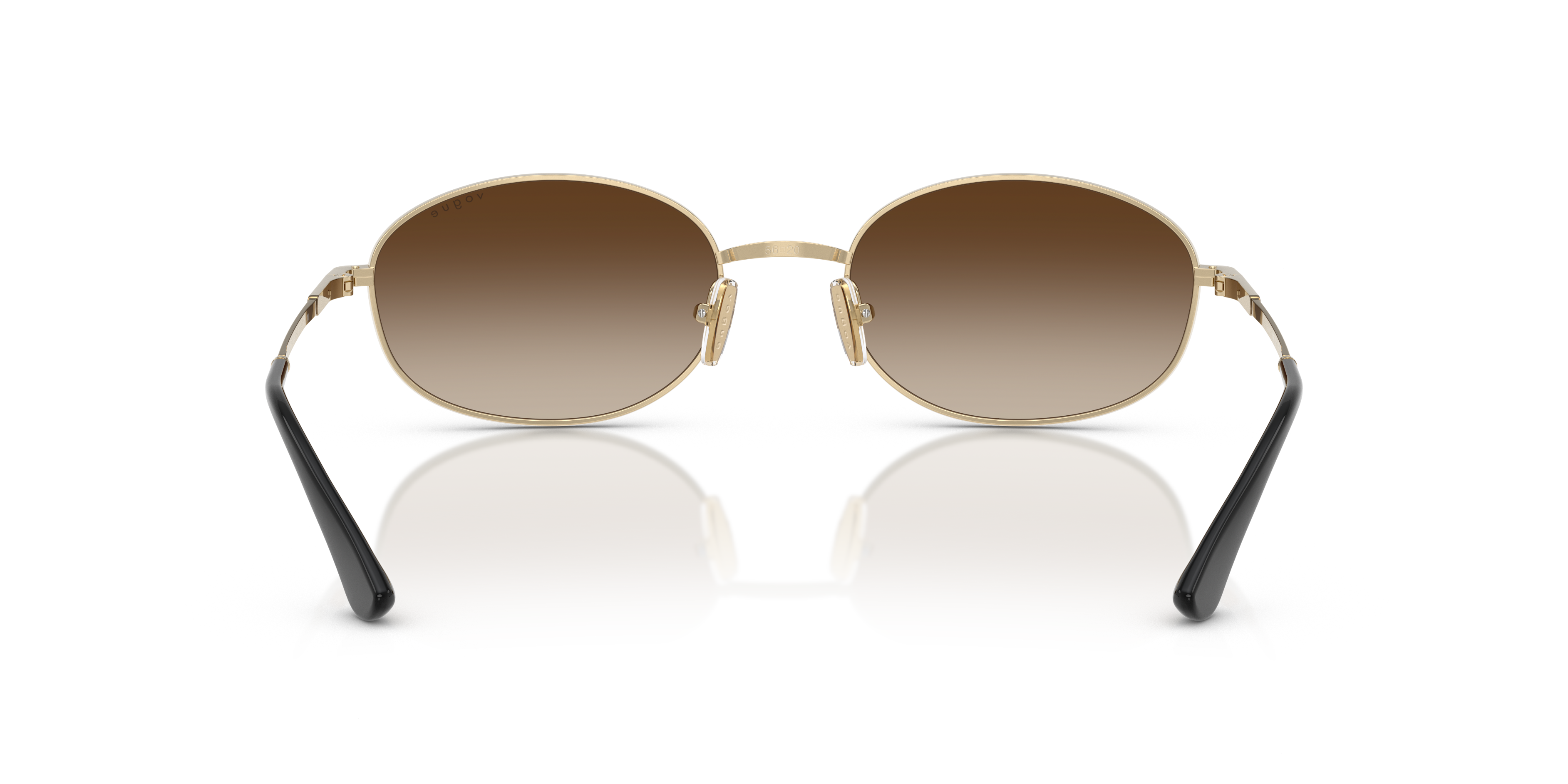 Vogue Eyewear VO4323S in Pale Gold, back view #Colour_Pale Gold