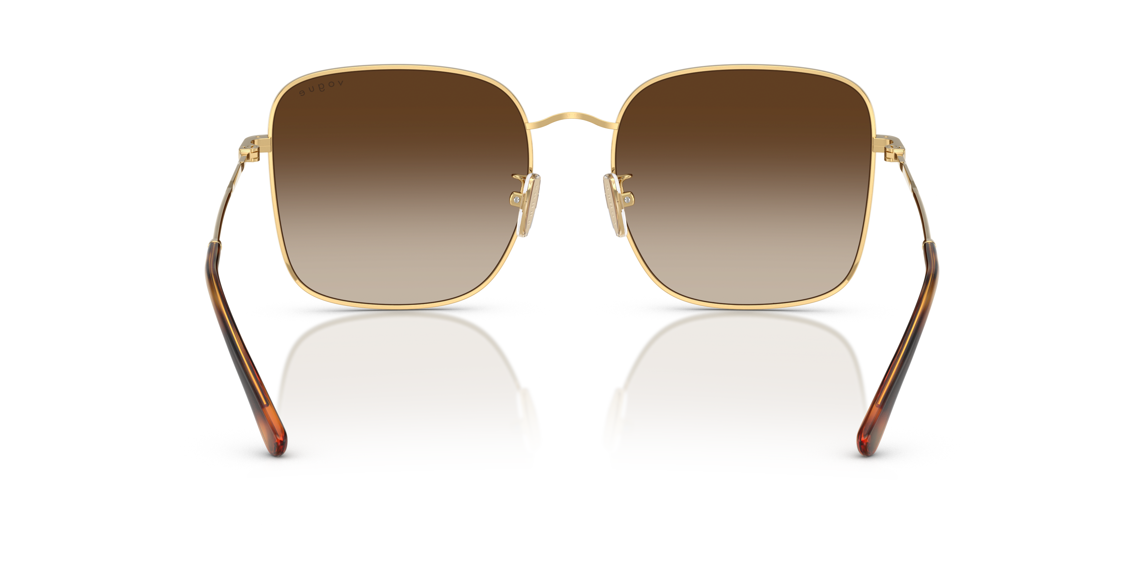 Vogue Eyewear VO4327SD in Gold, back view #Colour_Gold