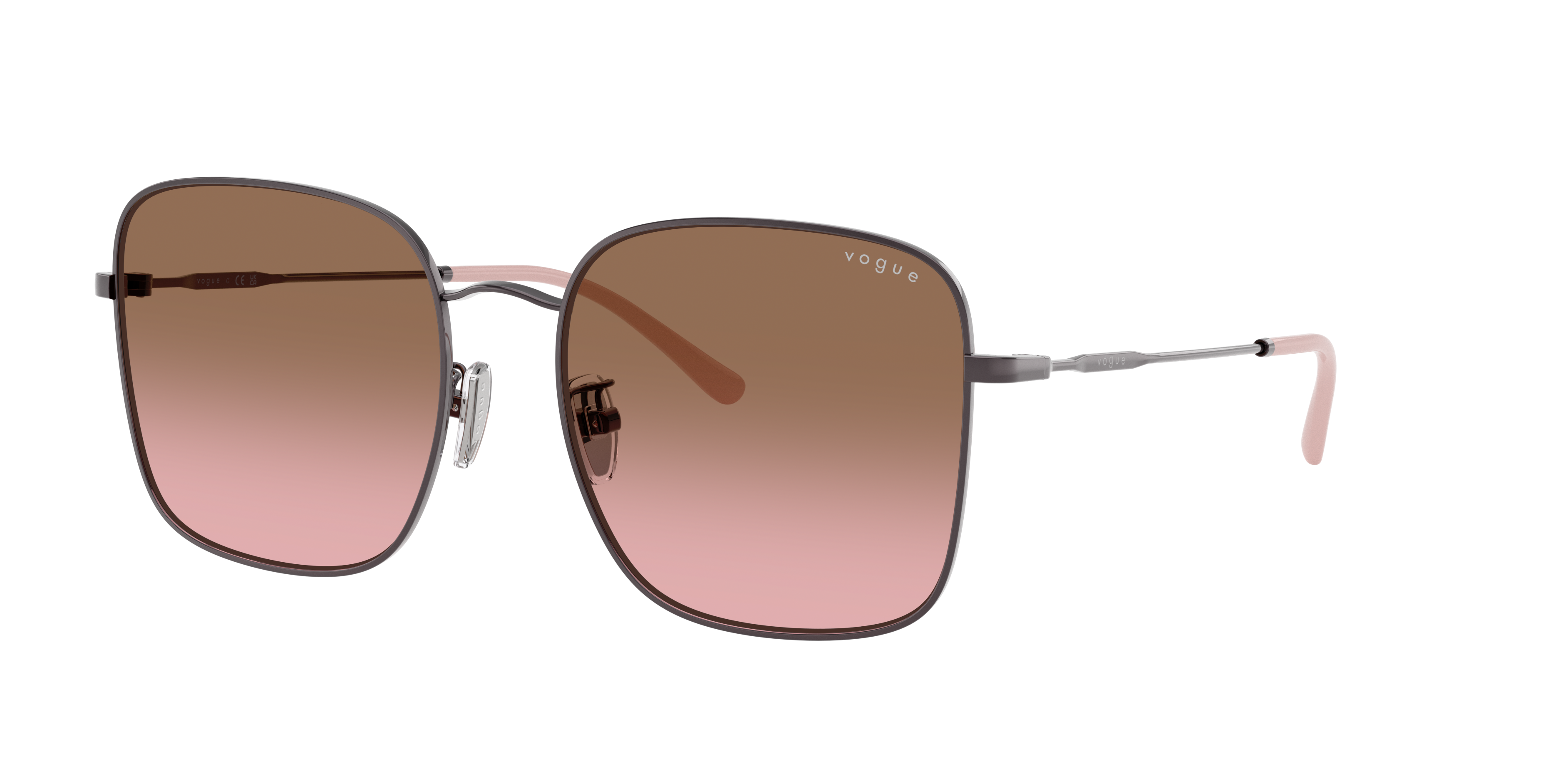 Vogue Eyewear VO4327SD in Light Violet, three-quarter view #Colour_Light Violet