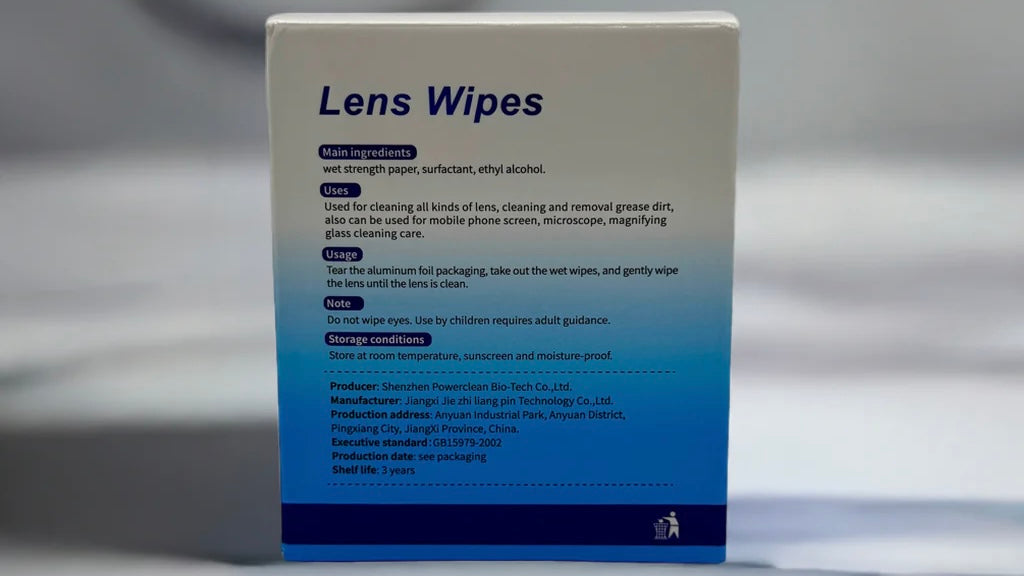 Lens Wipes