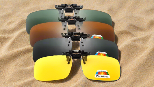 Clip-On Flip-Up Polarised Sunglasses
