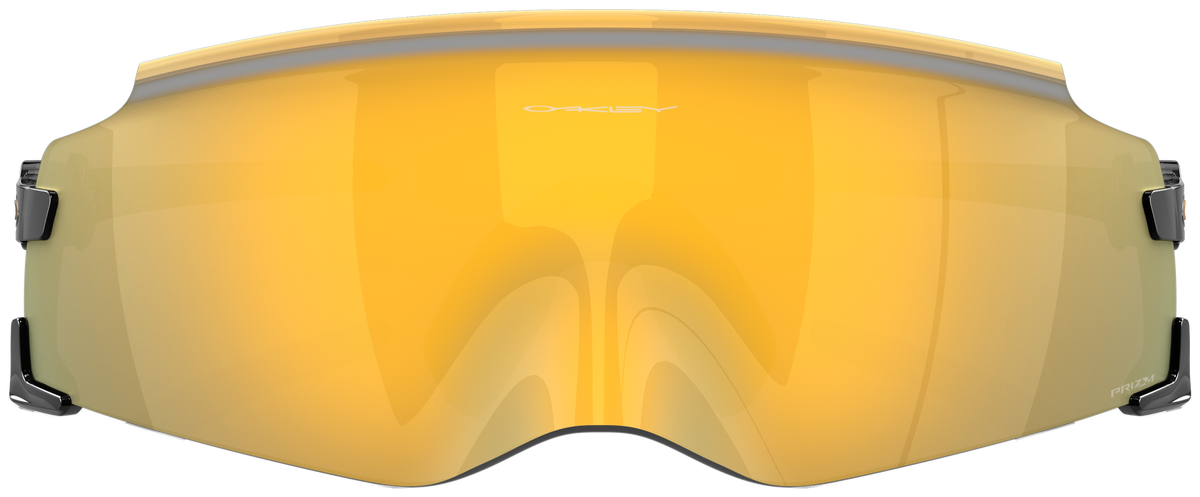 Oakley Kato OO9455M in Polished Black / Prizm 24K, front view #Colour_Polished Black / Prizm 24K (945502)