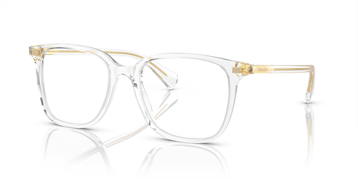 Ralph by Ralph Lauren RA7147 in Shiny Transparent Crystal, three-quarter view #Colour_Shiny Transparent Crystal (5002)