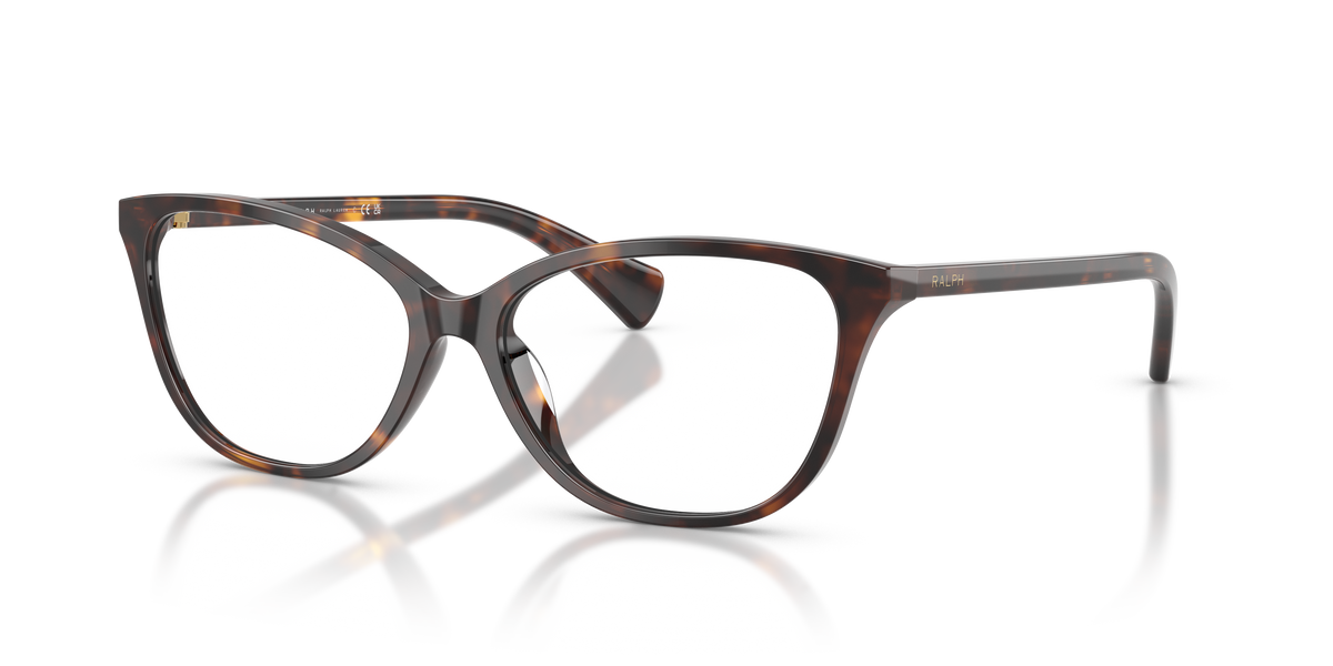 Ralph by Ralph Lauren RA7190U in Shiny Dark Havana, three-quarter view #Colour_Shiny Dark Havana (5003)