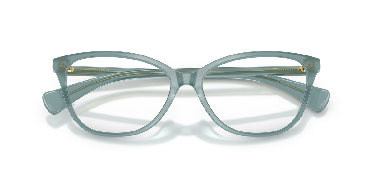 Ralph by Ralph Lauren RA7190U in Transparent Light Blue, front detail view #Colour_Transparent Light Blue (6240)