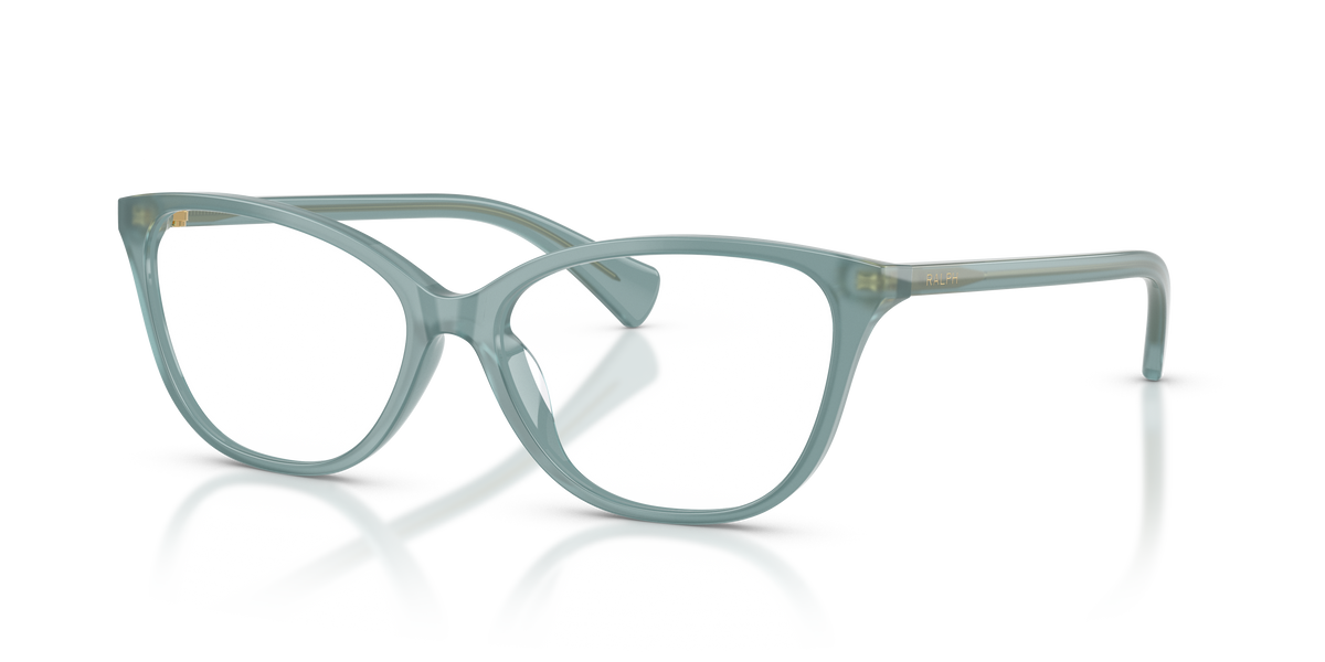 Ralph by Ralph Lauren RA7190U in Transparent Light Blue, three-quarter view #Colour_Transparent Light Blue (6240)
