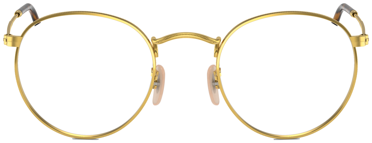 Ray-Ban RB3447V in Arista Gold, front view #Colour_Arista Gold (2500)