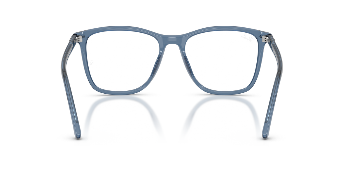 Ray-Ban RB5455 in Transparent Blue, back view #Colour_Transparent Blue (8223)
