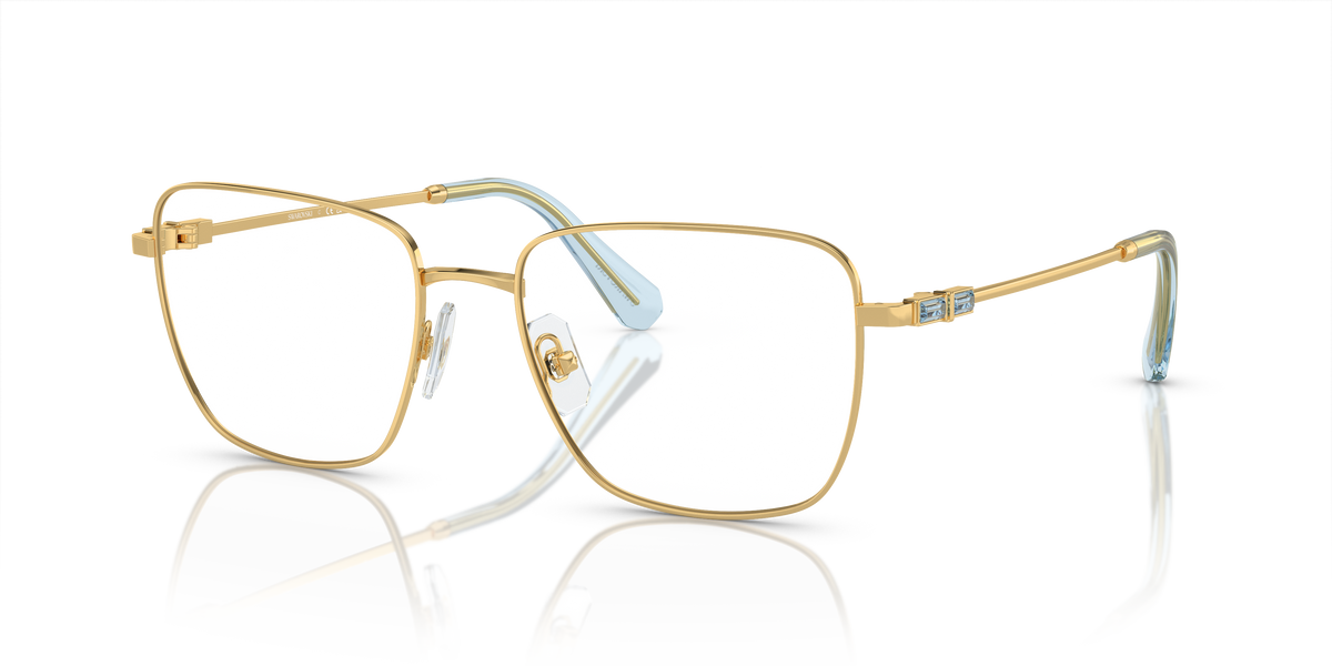 Swarovski SK1003 in Gold, three-quarter view #Colour_Gold (4021)