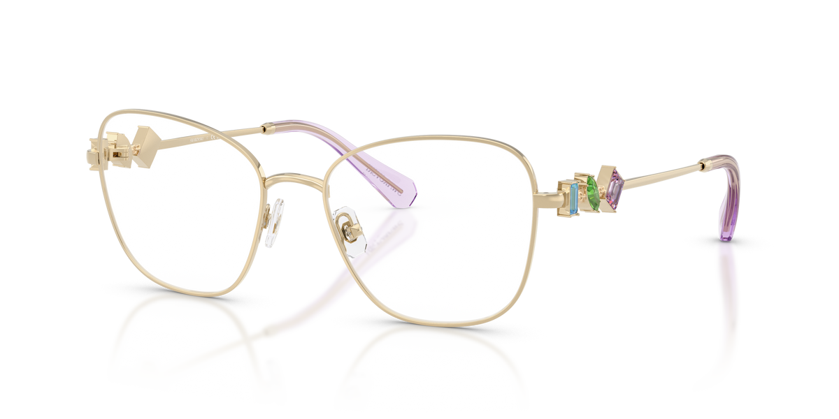 Swarovski SK1025 in Pale Gold, three-quarter view #Colour_Pale Gold (403M)