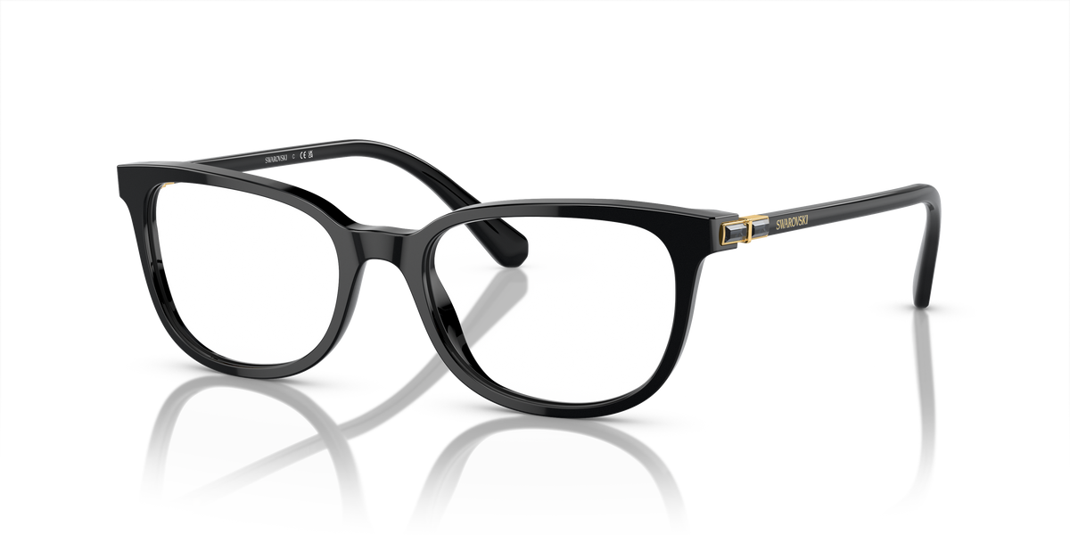 Swarovski SK2003 in Black, three-quarter view #Colour_Black (1001)