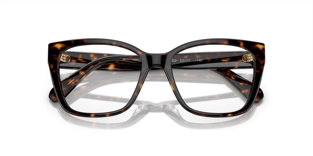 Swarovski SK2008 in Havana, front detail view #Colour_Havana (1002)