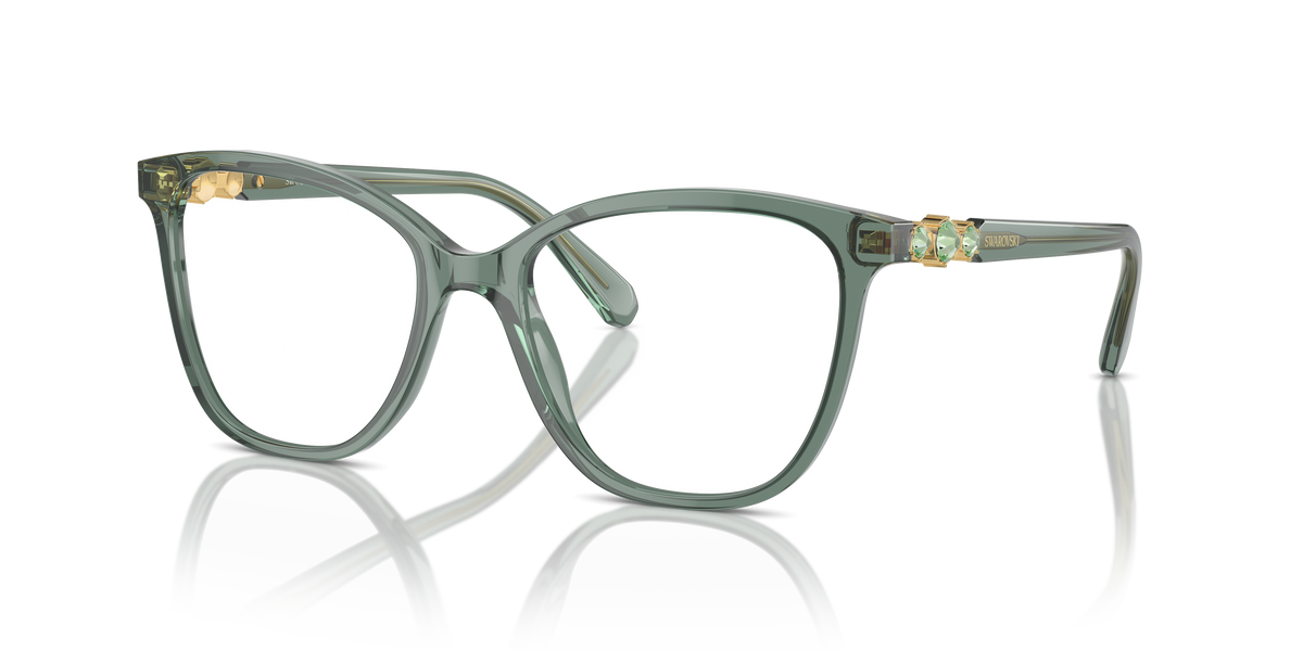 Swarovski SK2020 in Transparent Green, three-quarter view #Colour_Transparent Green (1043)